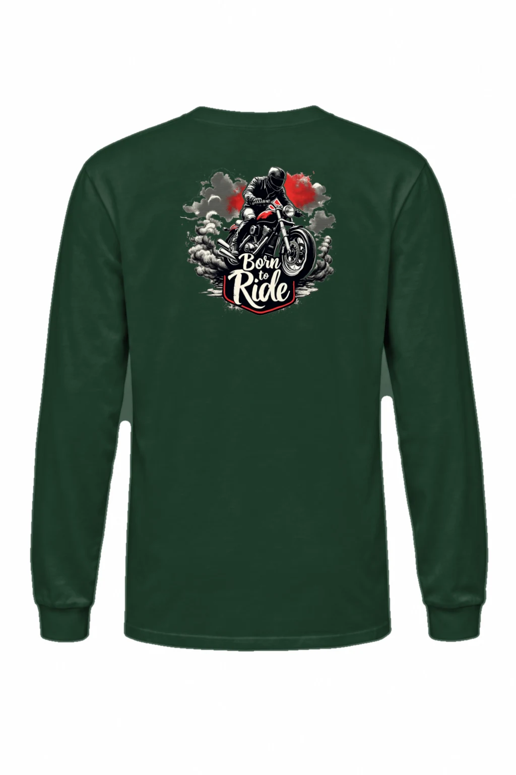 "Born To Ride" Unisex Longsleeve T-shirt | Gildan 2400