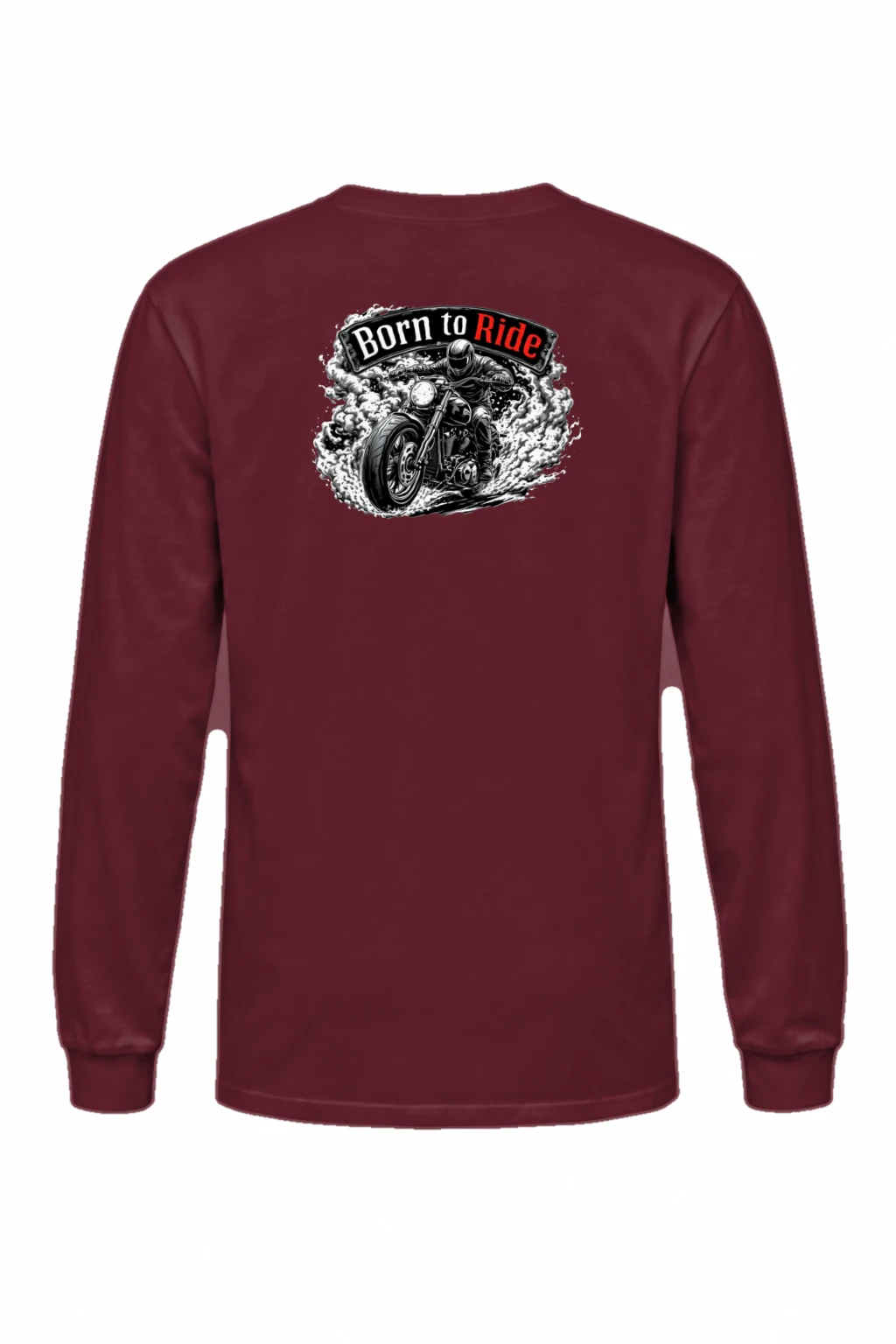 "Born To Ride" Unisex Longsleeve T-shirt | Gildan 2400