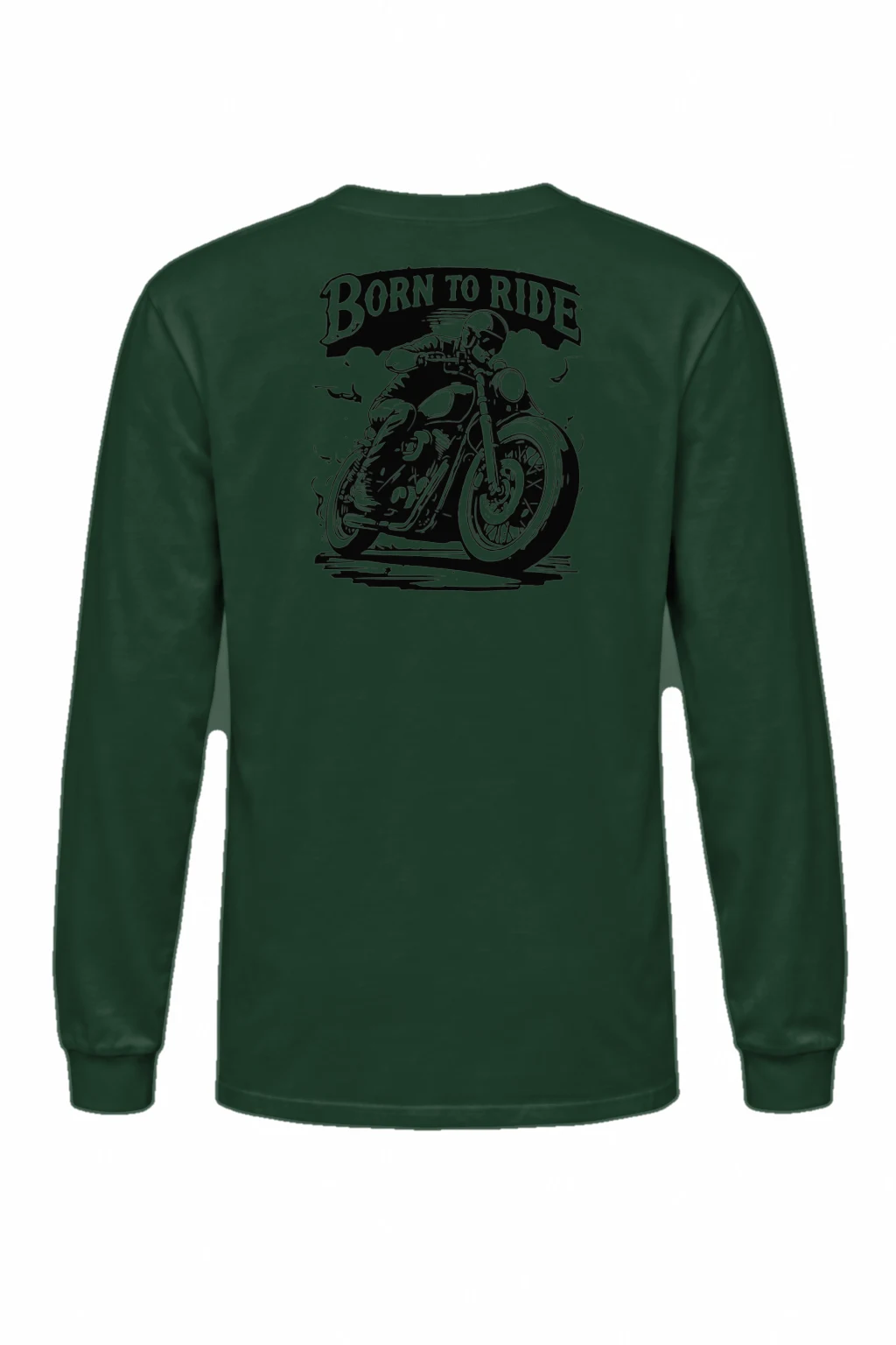 "Born To Ride" Unisex Longsleeve T-shirt | Gildan 2400
