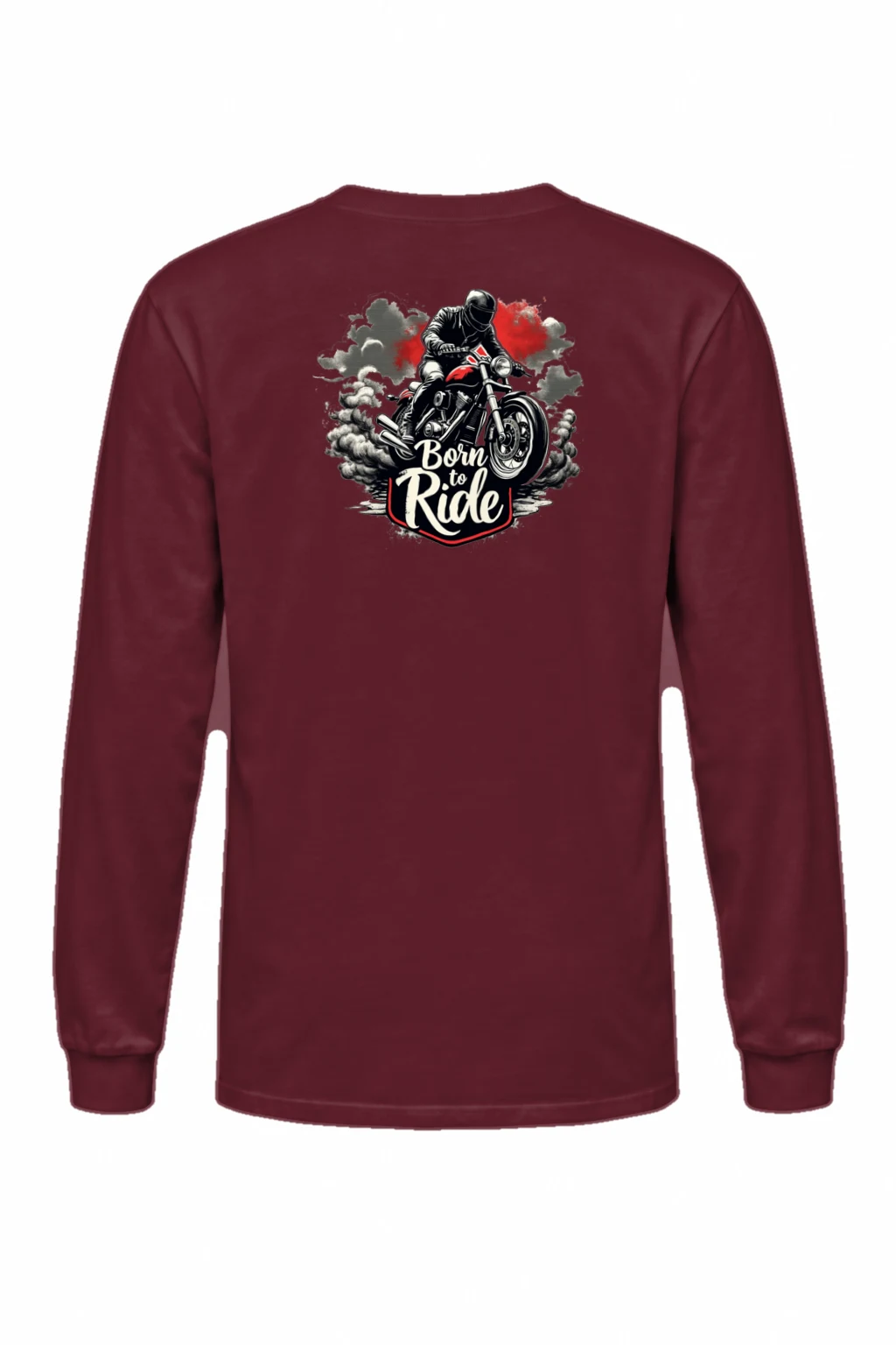 "Born To Ride" Unisex Longsleeve T-shirt | Gildan 2400