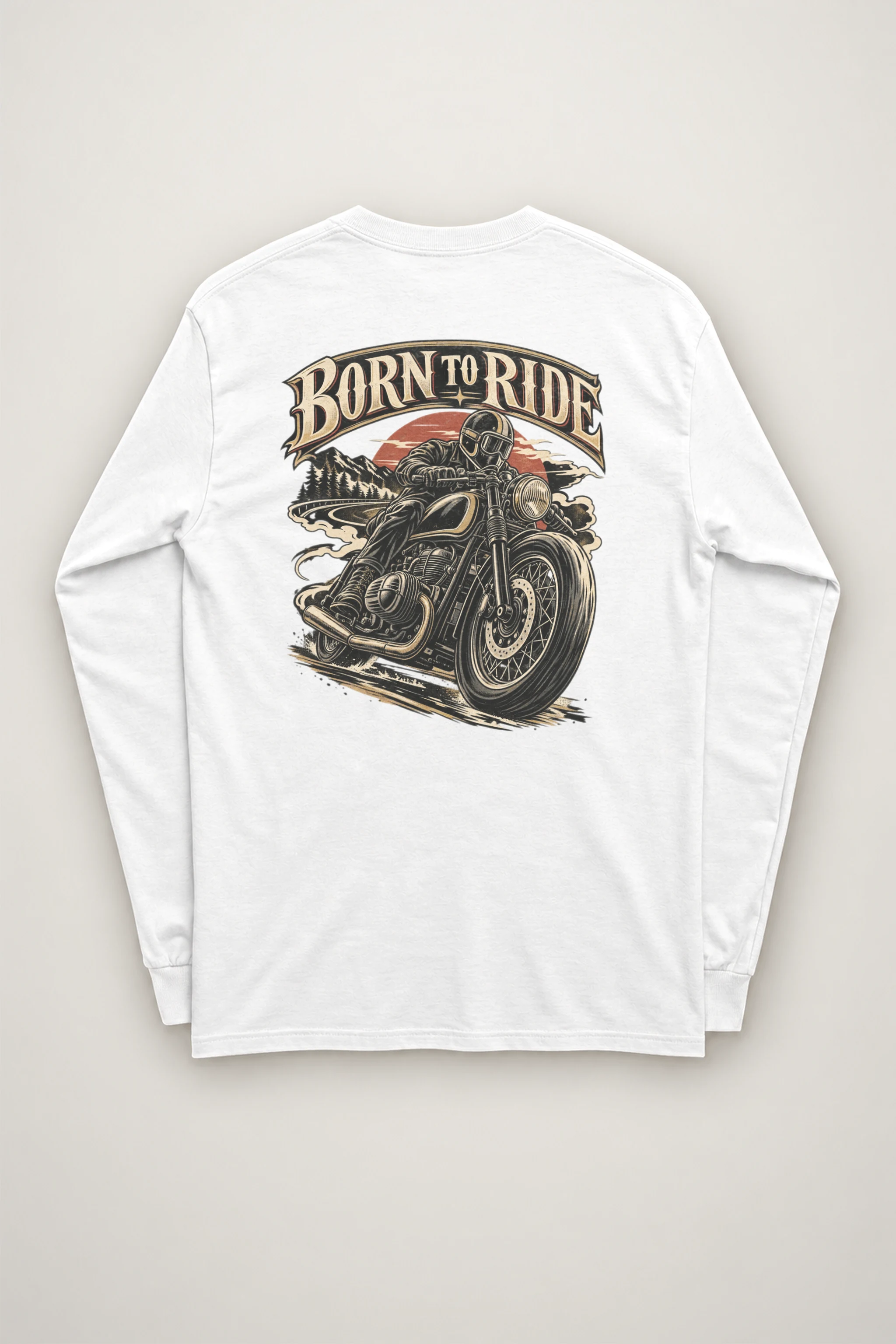 "Born To Ride" Unisex Longsleeve T-shirt