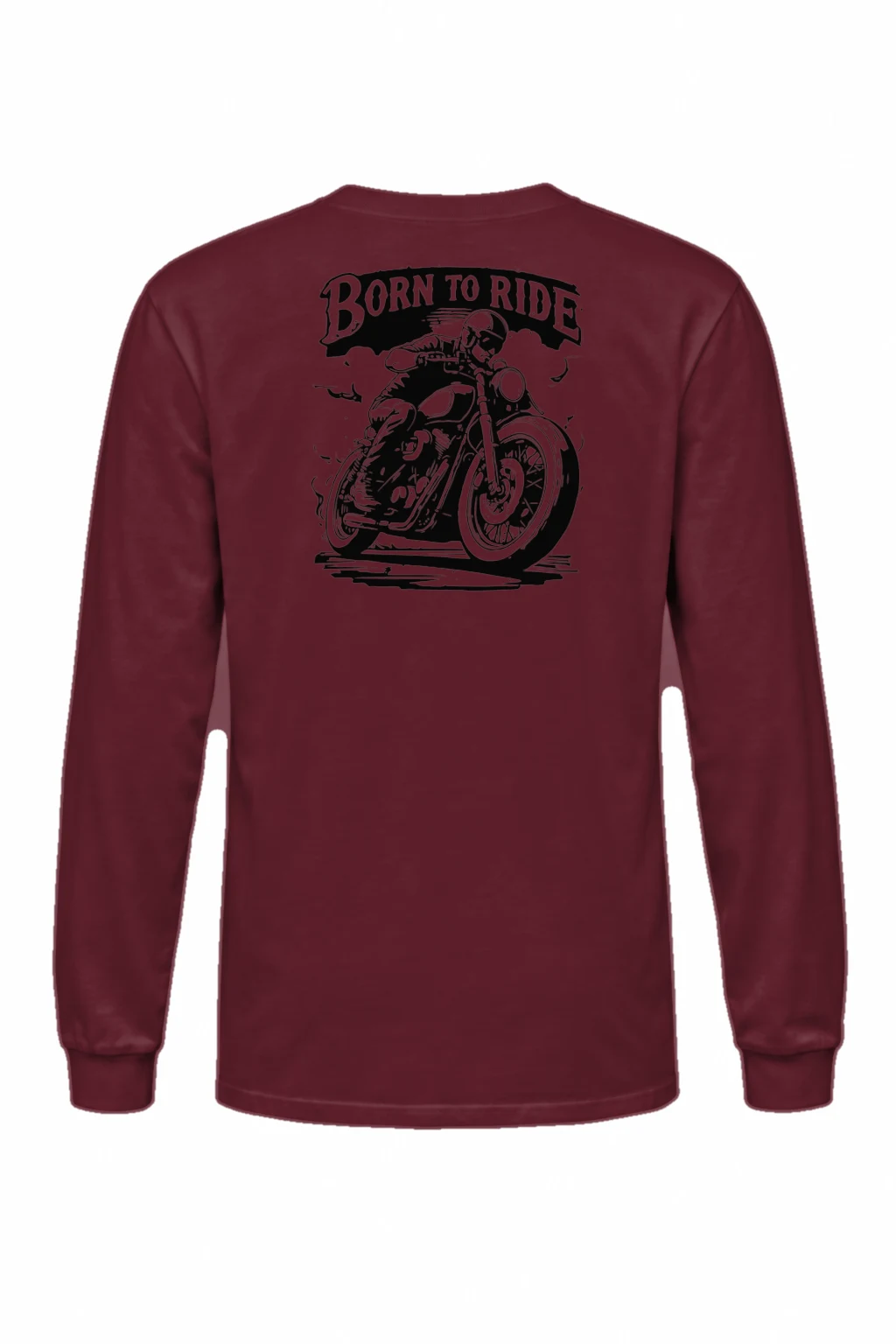 "Born To Ride" Unisex Longsleeve T-shirt | Gildan 2400