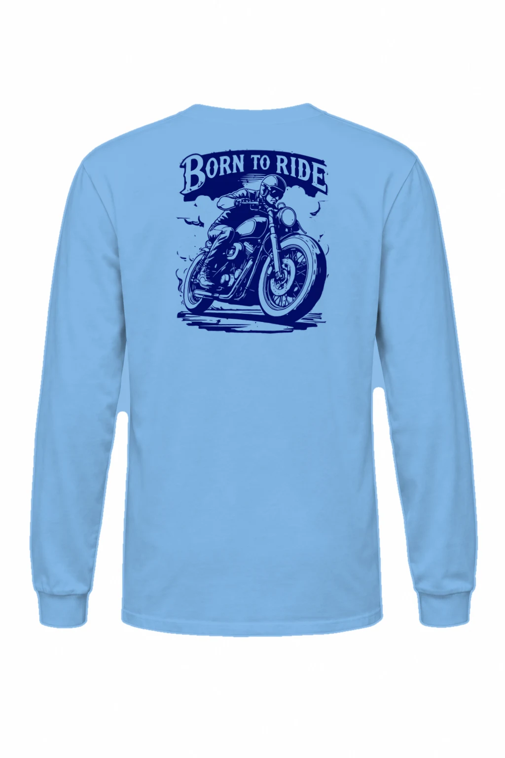 "Born To Ride" Unisex Longsleeve T-shirt | Gildan 2400