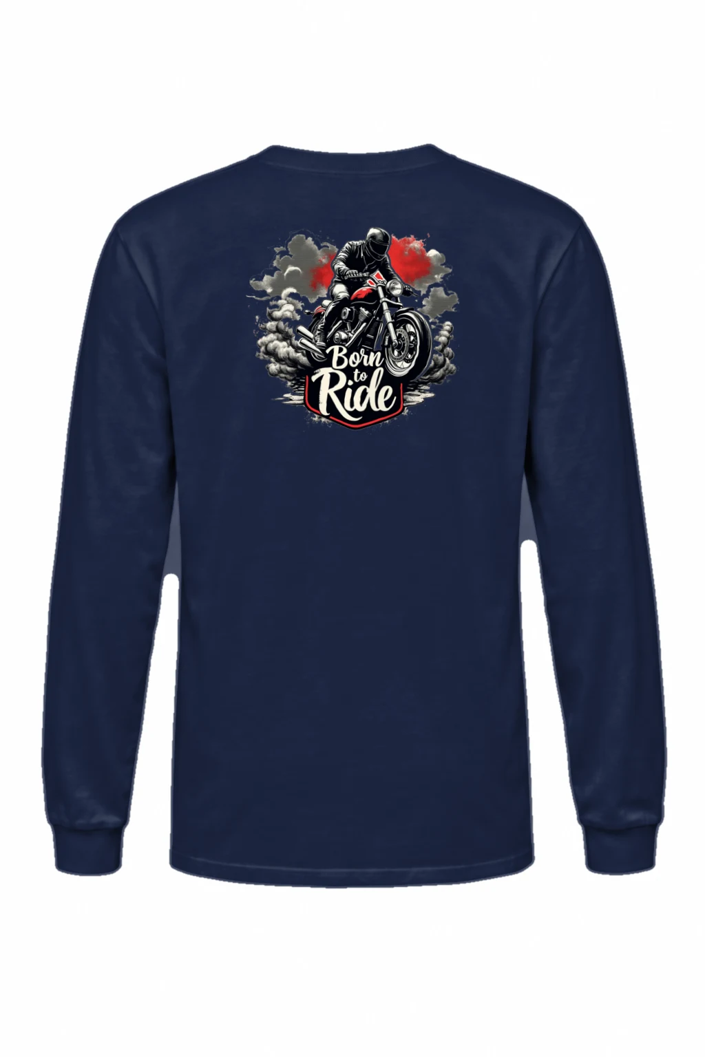 "Born To Ride" Unisex Longsleeve T-shirt | Gildan 2400