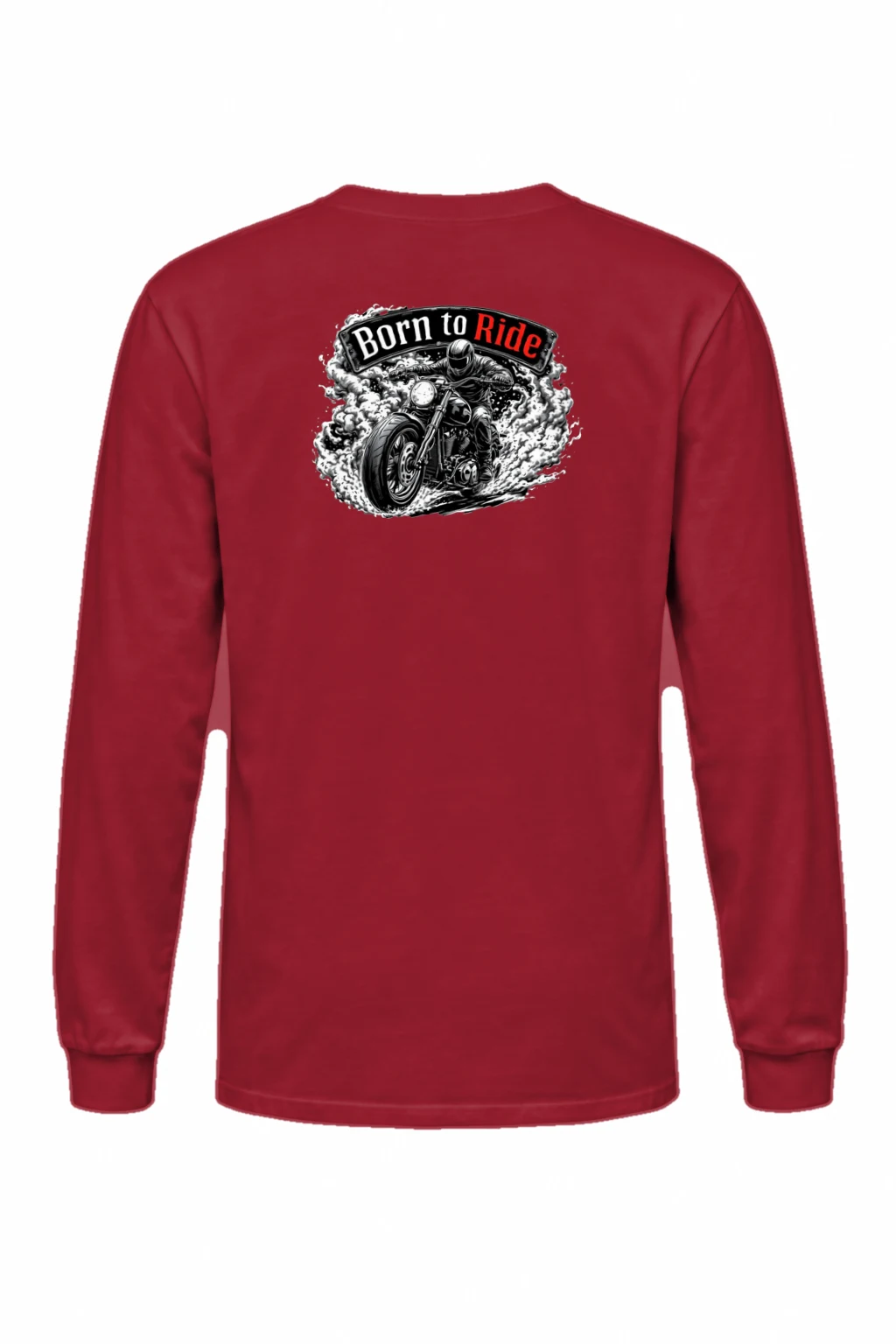 "Born To Ride" Unisex Longsleeve T-shirt | Gildan 2400