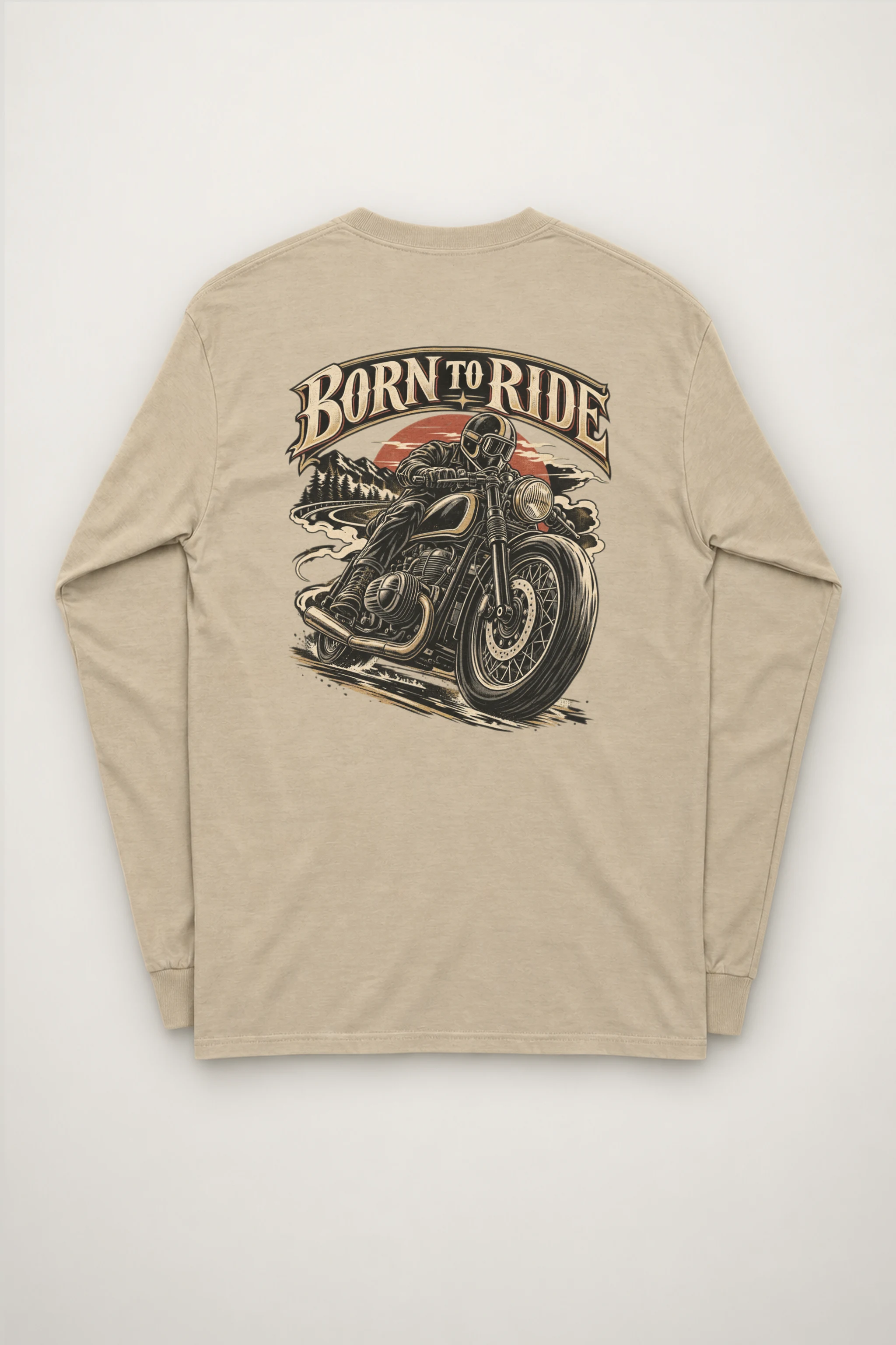 "Born To Ride" Unisex Longsleeve T-shirt