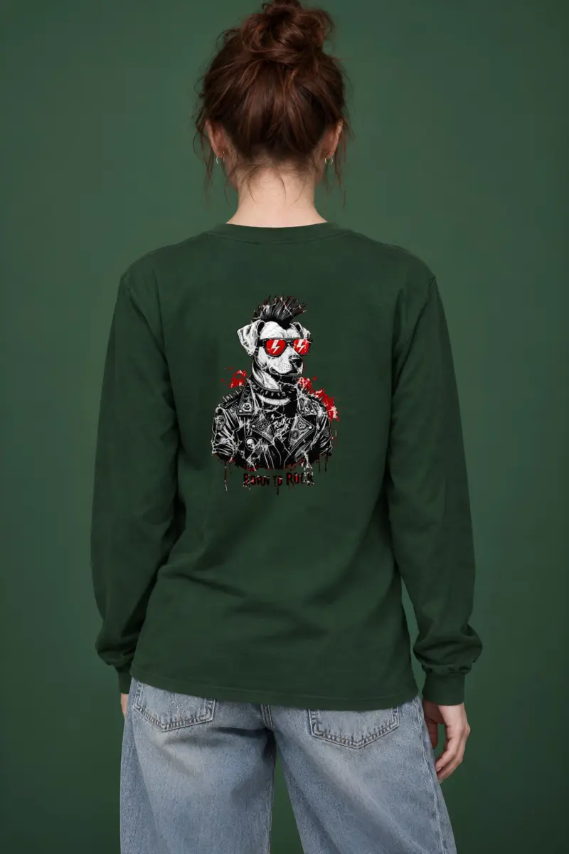 "Born To Rock" Unisex Longsleeve T-shirt