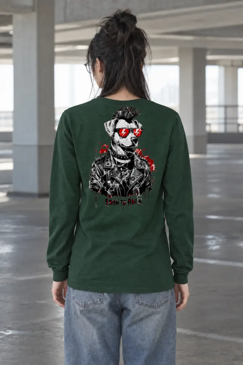 "Born To Rock" Unisex Longsleeve T-shirt