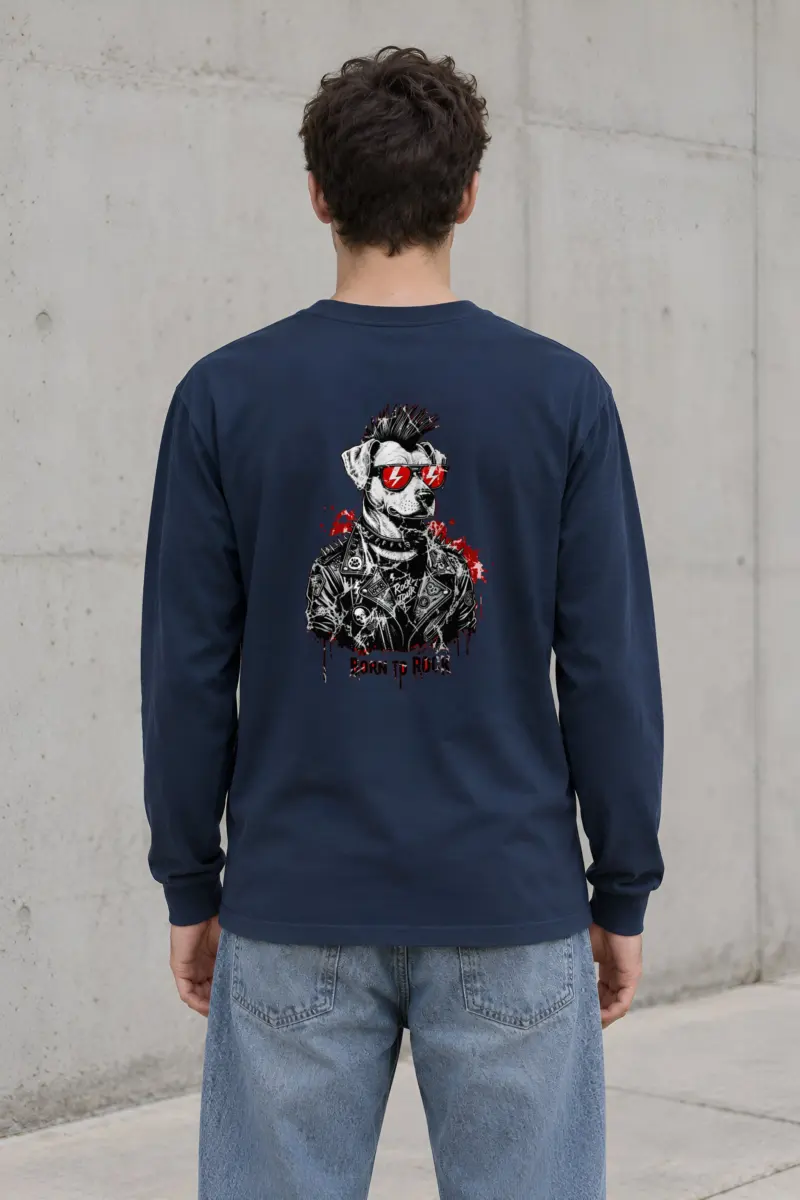 "Born To Rock" Unisex Longsleeve T-shirt