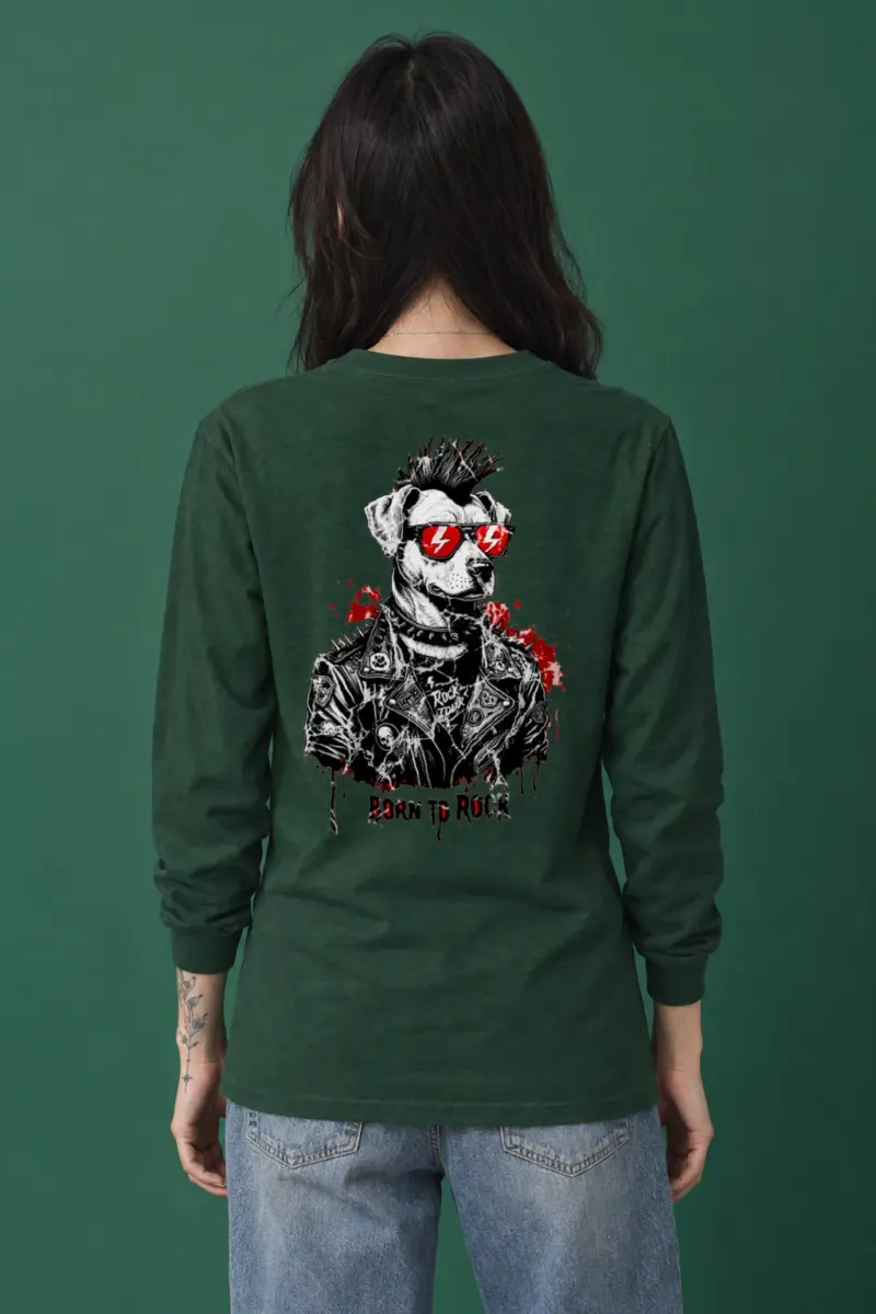 "Born To Rock" Unisex Longsleeve T-shirt