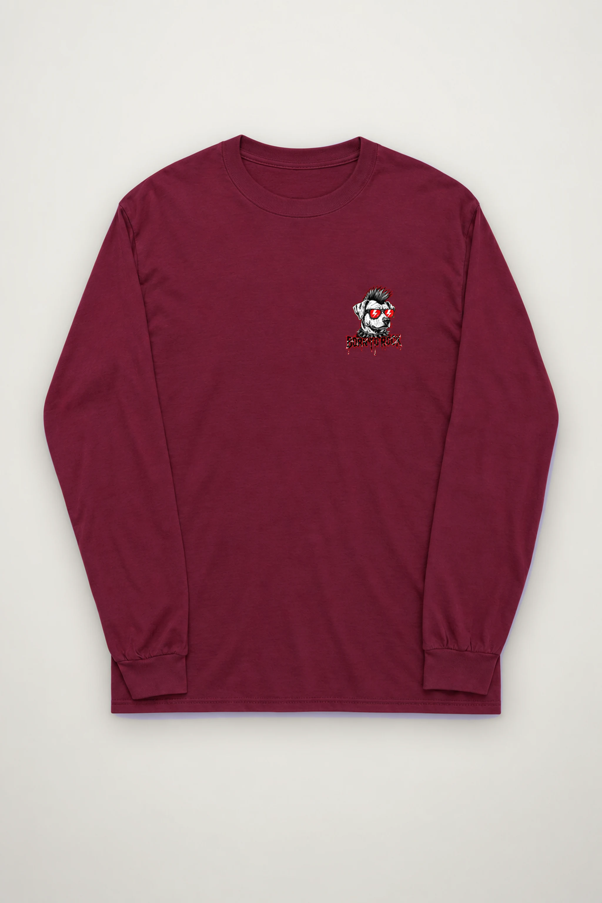 "Born To Rock" Unisex Longsleeve T-shirt