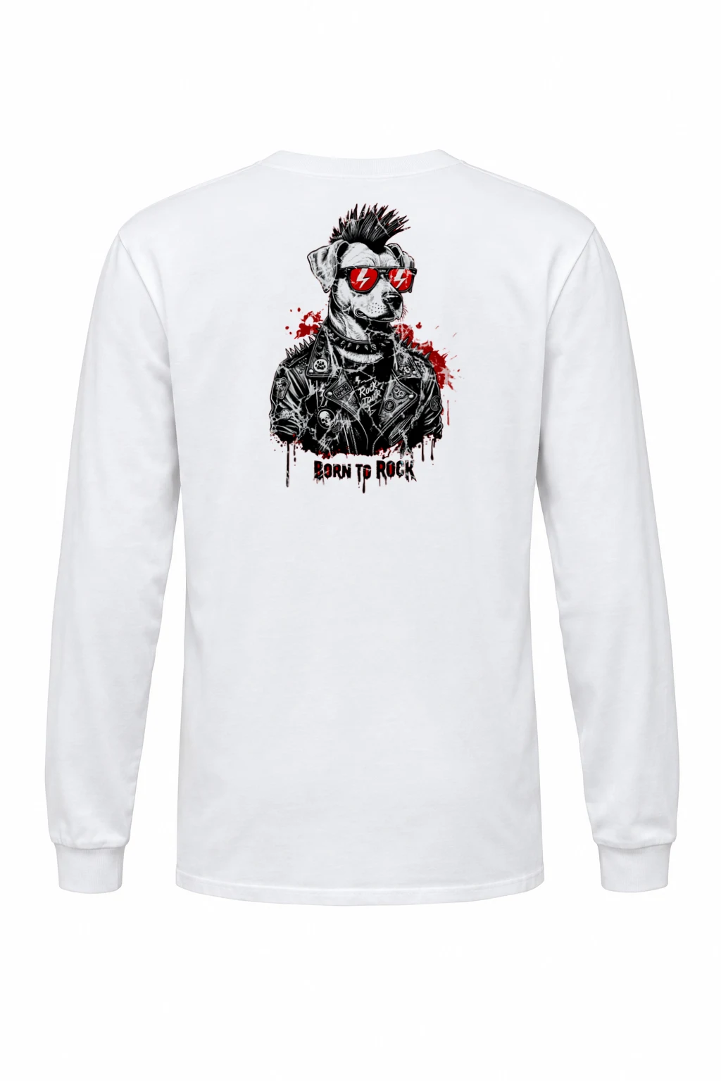 "Born To Rock" Unisex Longsleeve T-shirt | Gildan 2400