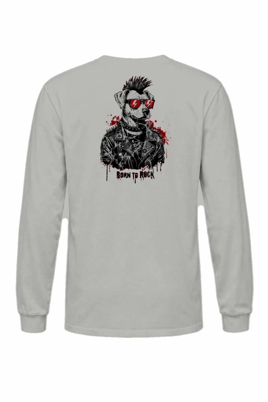 "Born To Rock" Unisex Longsleeve T-shirt | Gildan 2400
