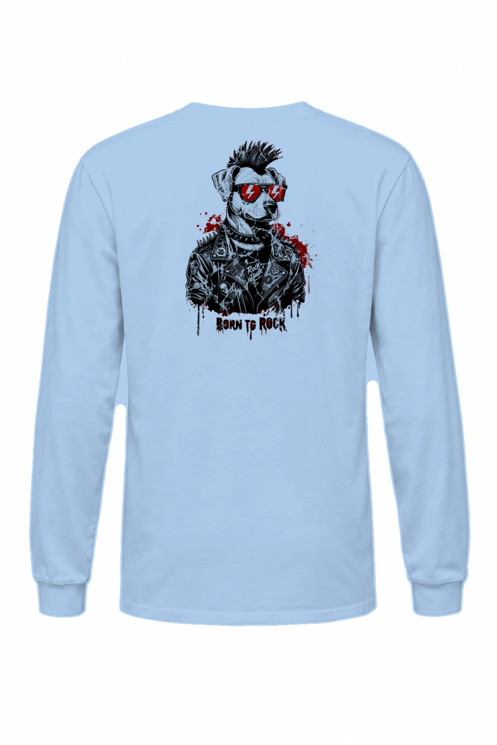 "Born To Rock" Unisex Longsleeve T-shirt | Gildan 2400
