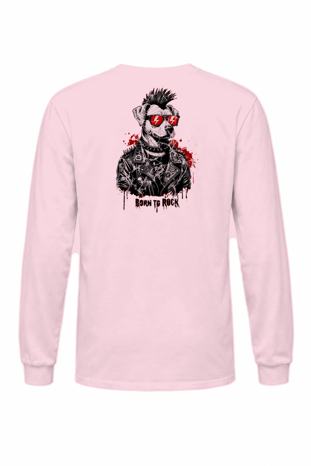 "Born To Rock" Unisex Longsleeve T-shirt | Gildan 2400