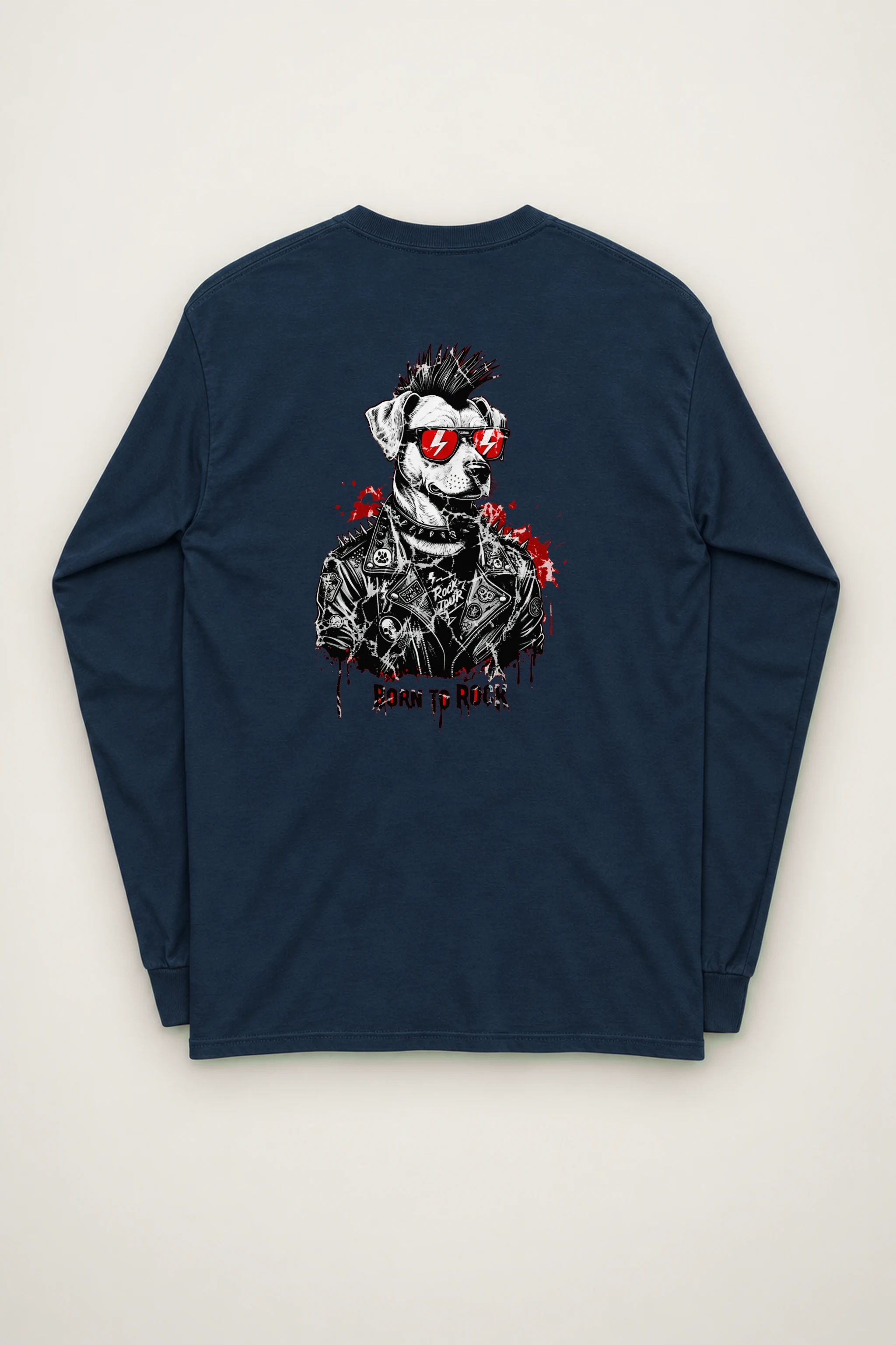 "Born To Rock" Unisex Longsleeve T-shirt