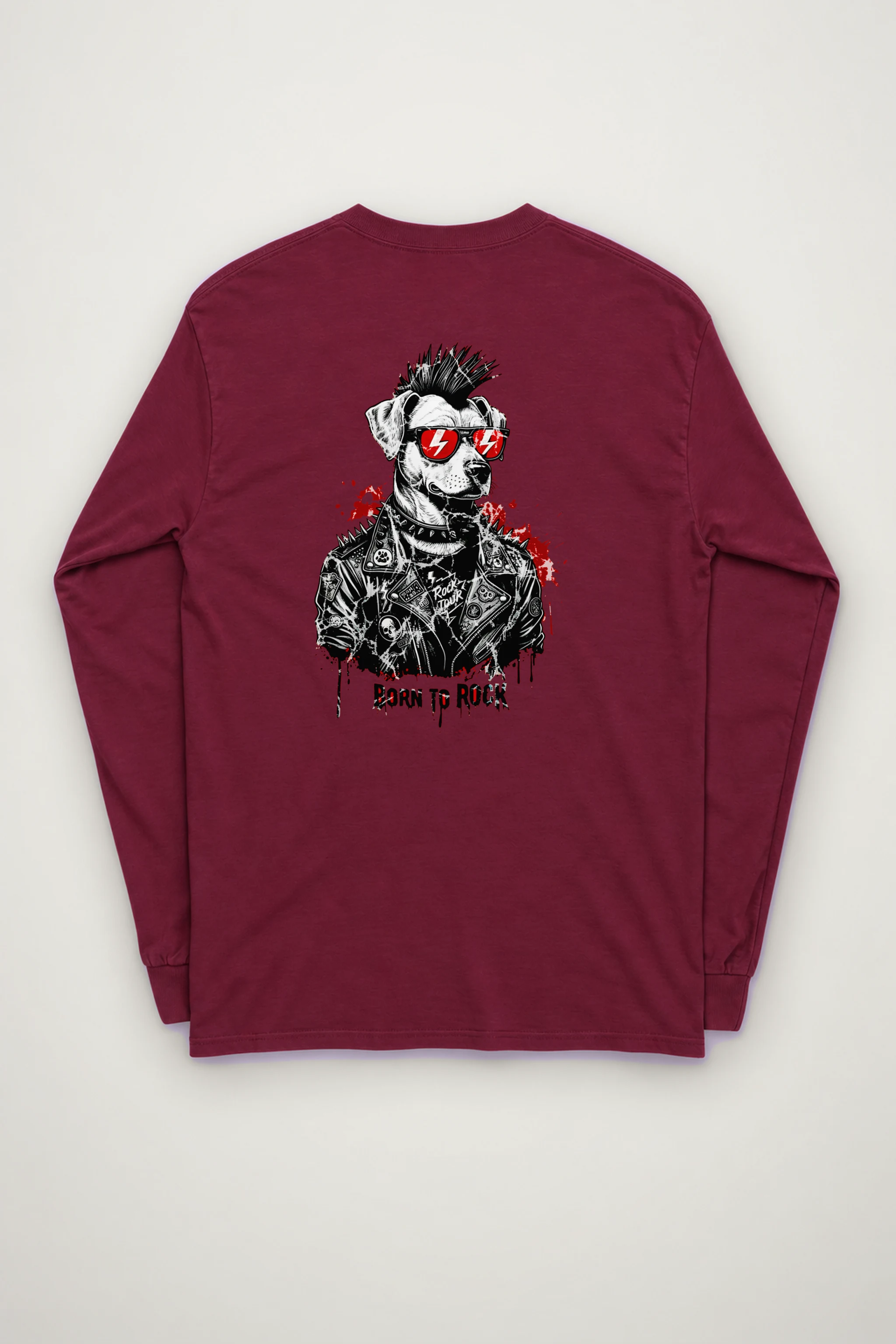 "Born To Rock" Unisex Longsleeve T-shirt