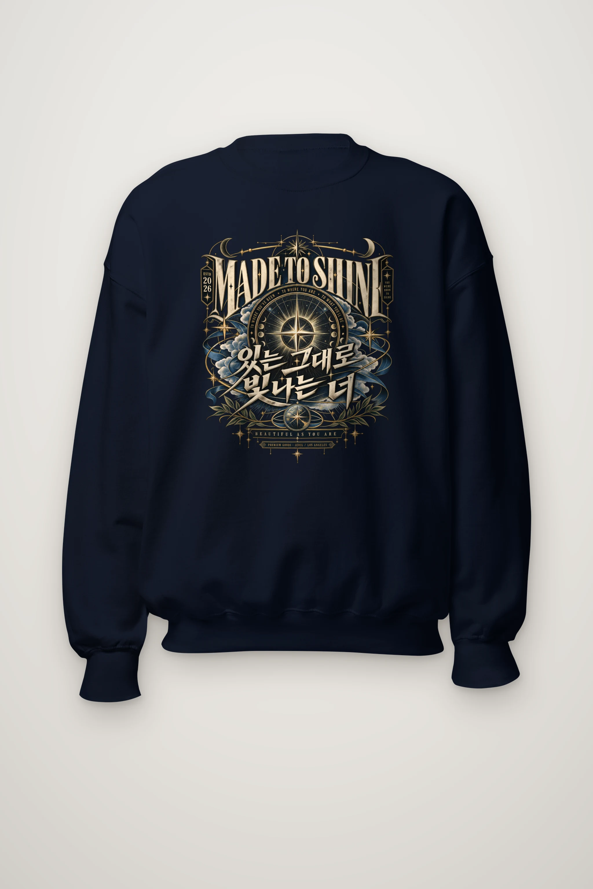 "Born To Shine" Heavy Blend Unisex Crewneck Sweatshirt