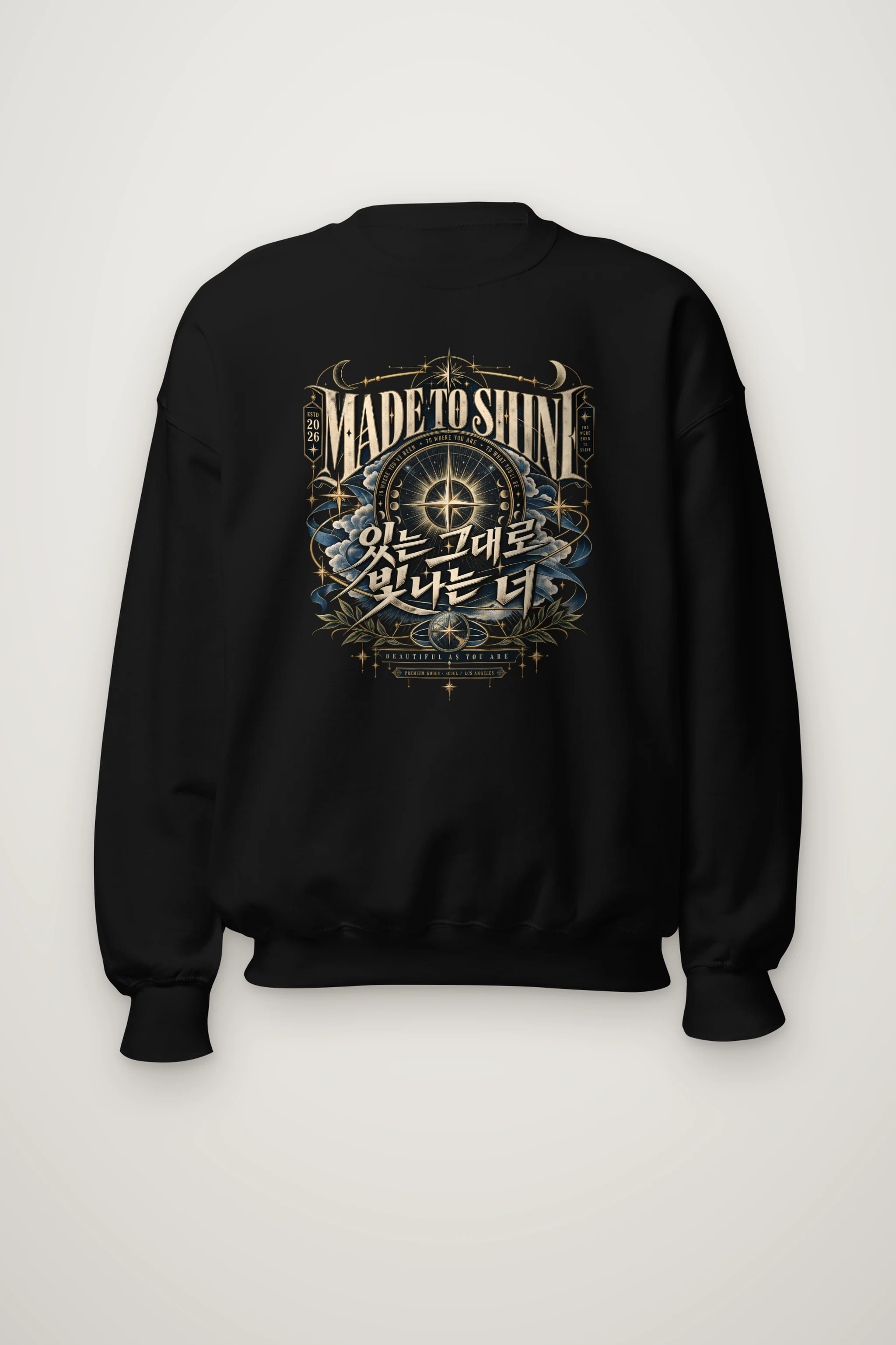 "Born To Shine" Heavy Blend Unisex Crewneck Sweatshirt