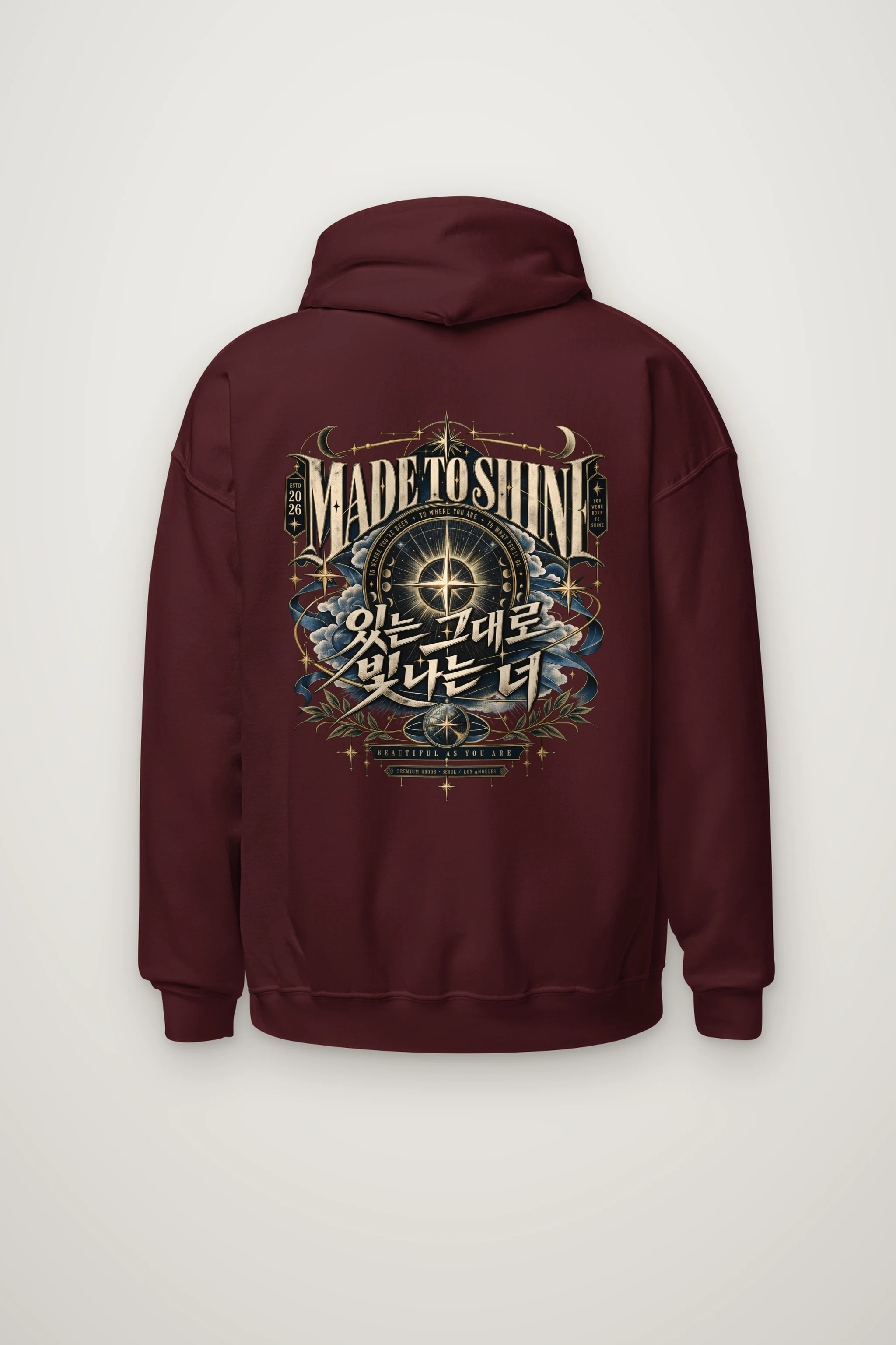 "Born To Shine" Heavy Blend Unisex Pullover Hoodie