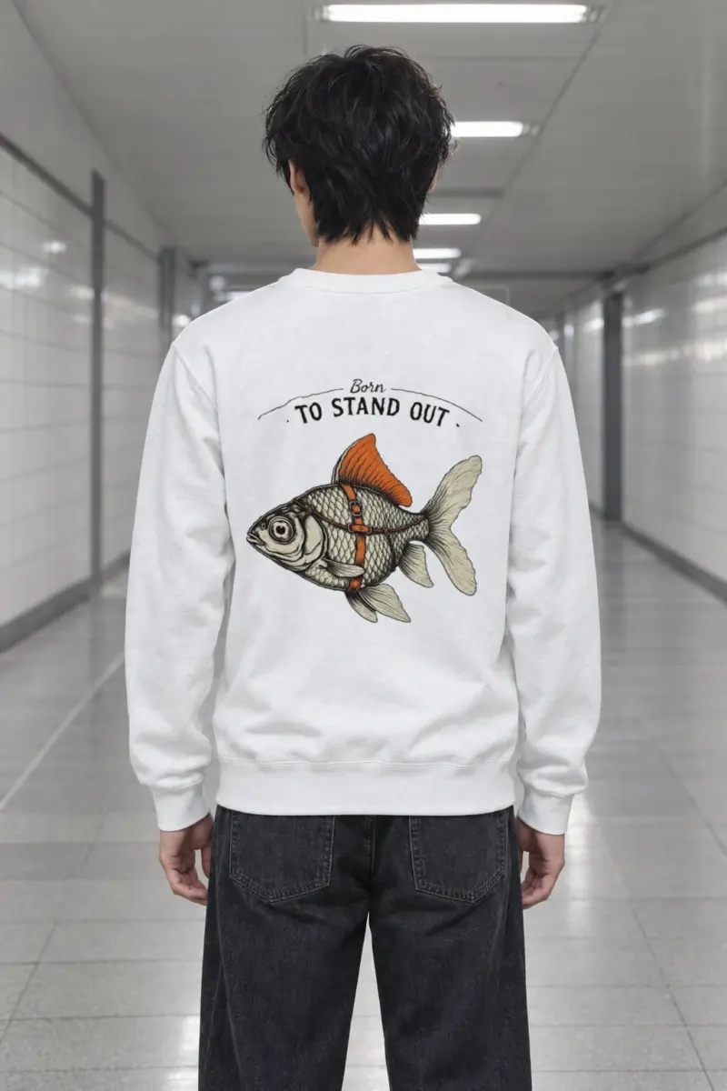 "Born To Stand Out" Heavy Blend Unisex Crewneck Sweatshirt