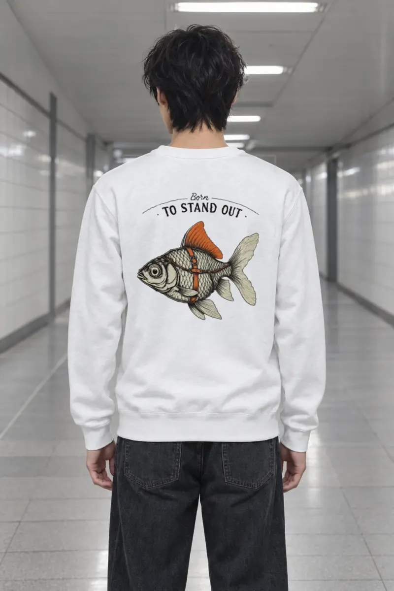 "Born To Stand Out" Heavy Blend Unisex Crewneck Sweatshirt
