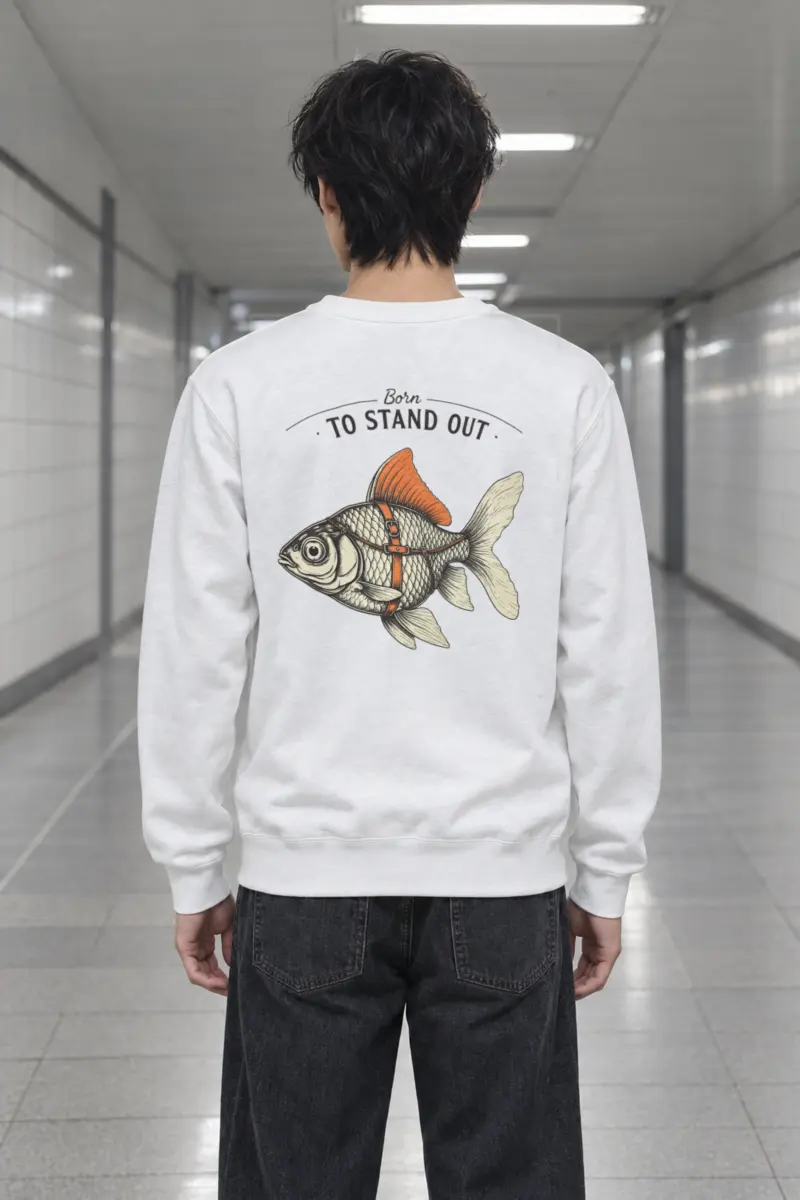 "Born To Stand Out" Heavy Blend Unisex Crewneck Sweatshirt