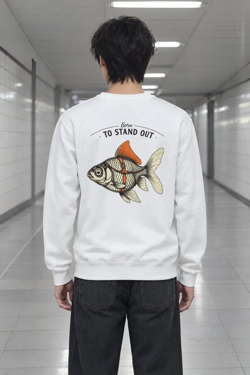 "Born To Stand Out" Heavy Blend Unisex Crewneck Sweatshirt