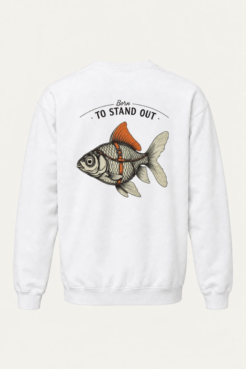"Born To Stand Out" Heavy Blend Unisex Crewneck Sweatshirt | Gildan 18000