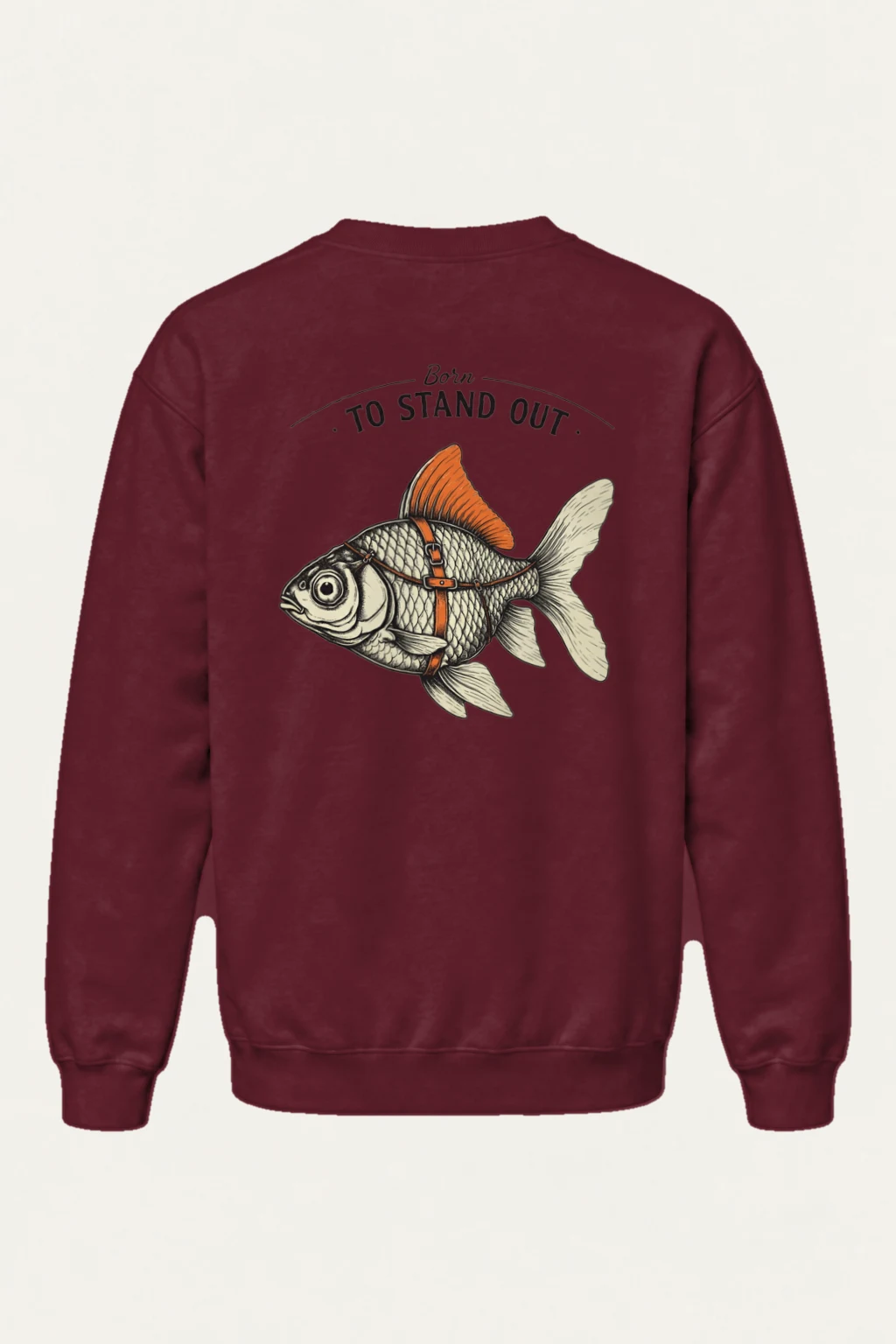 "Born To Stand Out" Heavy Blend Unisex Crewneck Sweatshirt | Gildan 18000
