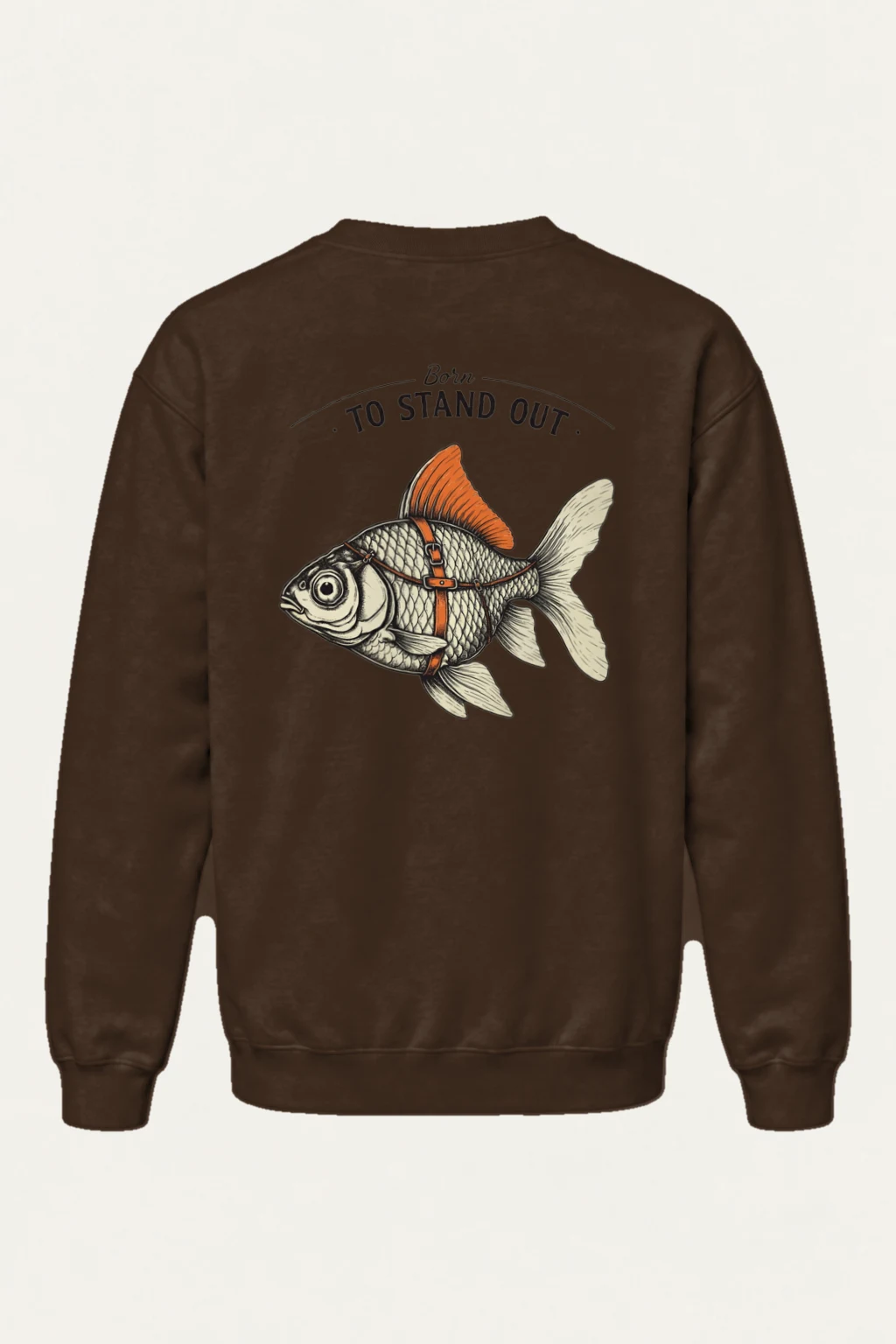 "Born To Stand Out" Heavy Blend Unisex Crewneck Sweatshirt | Gildan 18000