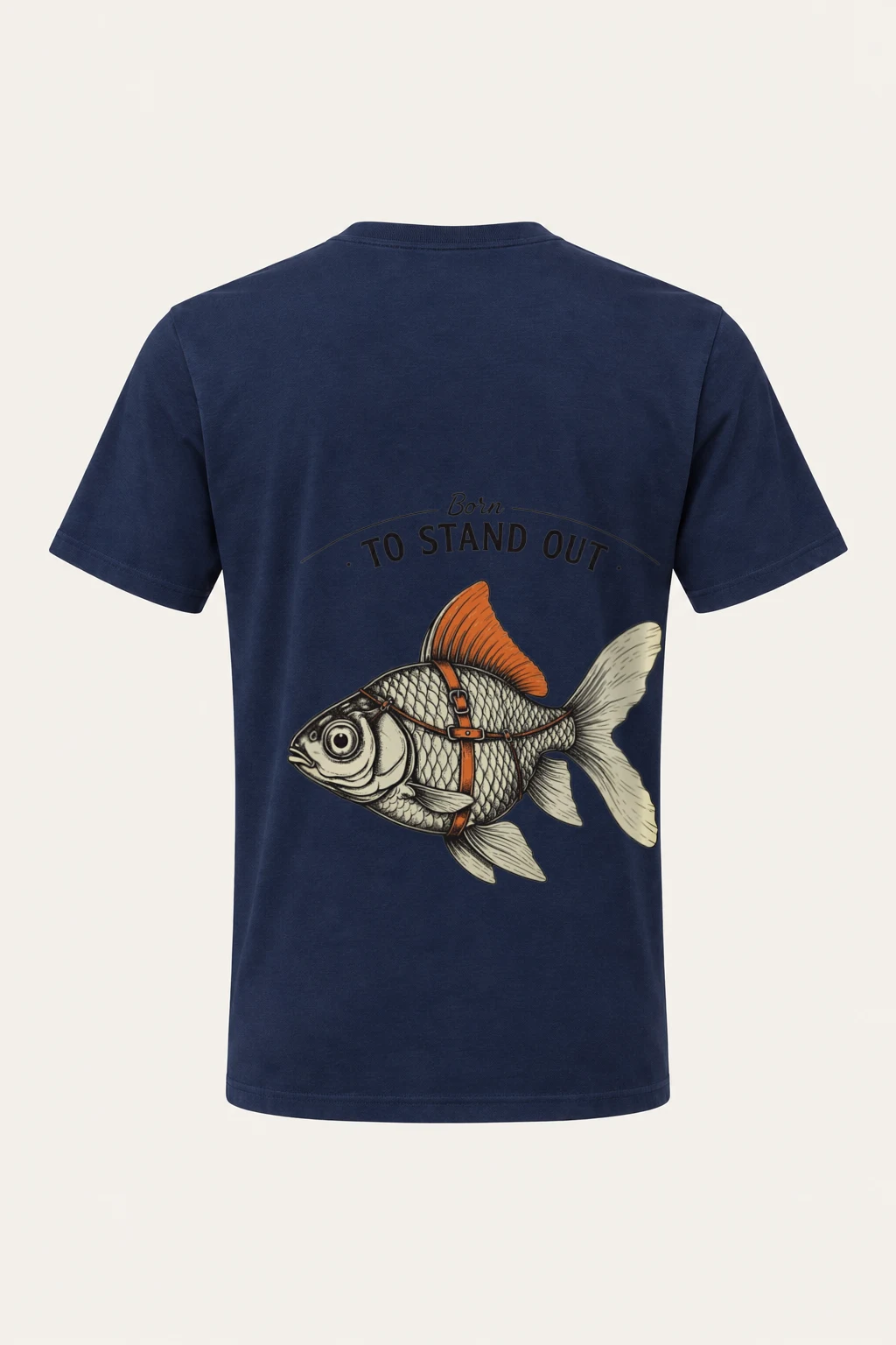 "Born To Stand Out" Heavyweight Unisex Crewneck T-shirt | Gildan 5000