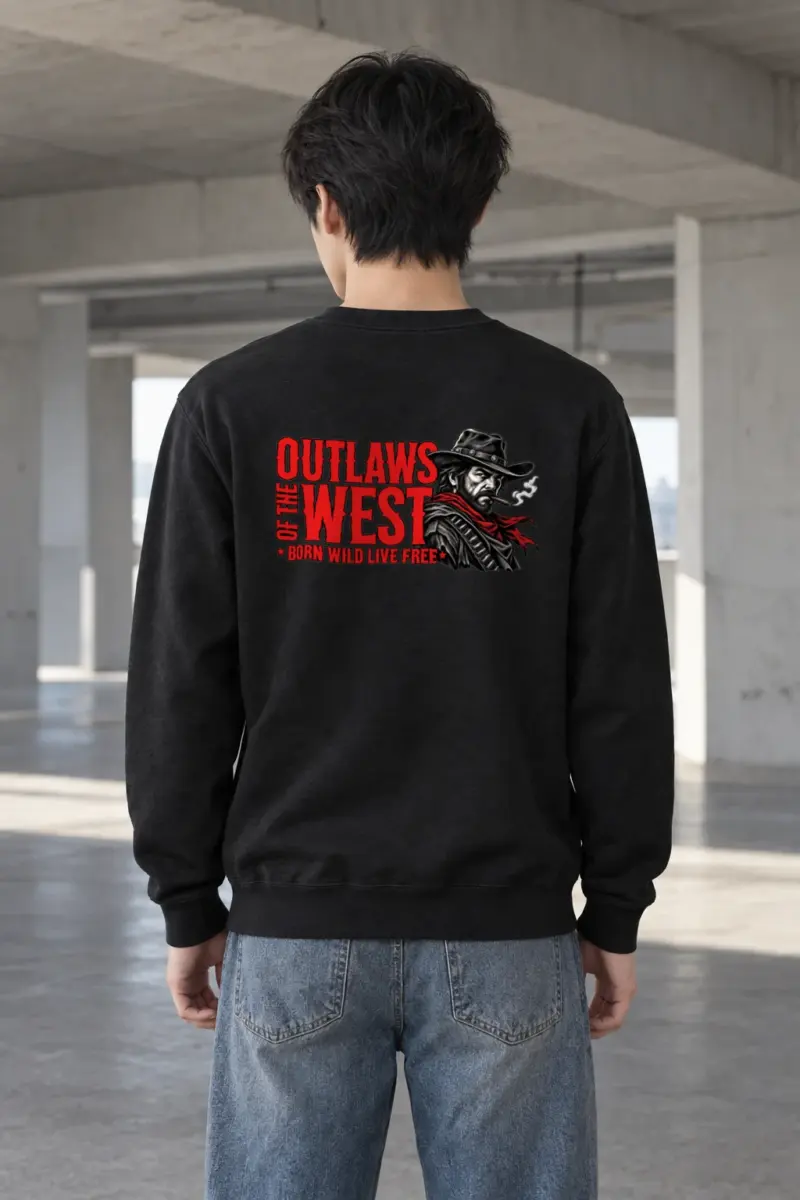 "Born Wild Live Free" Heavy Blend Unisex Crewneck Sweatshirt