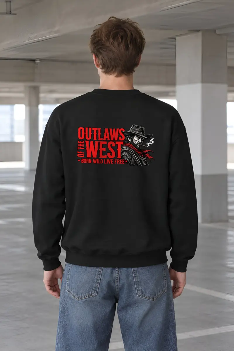 "Born Wild Live Free" Heavy Blend Unisex Crewneck Sweatshirt