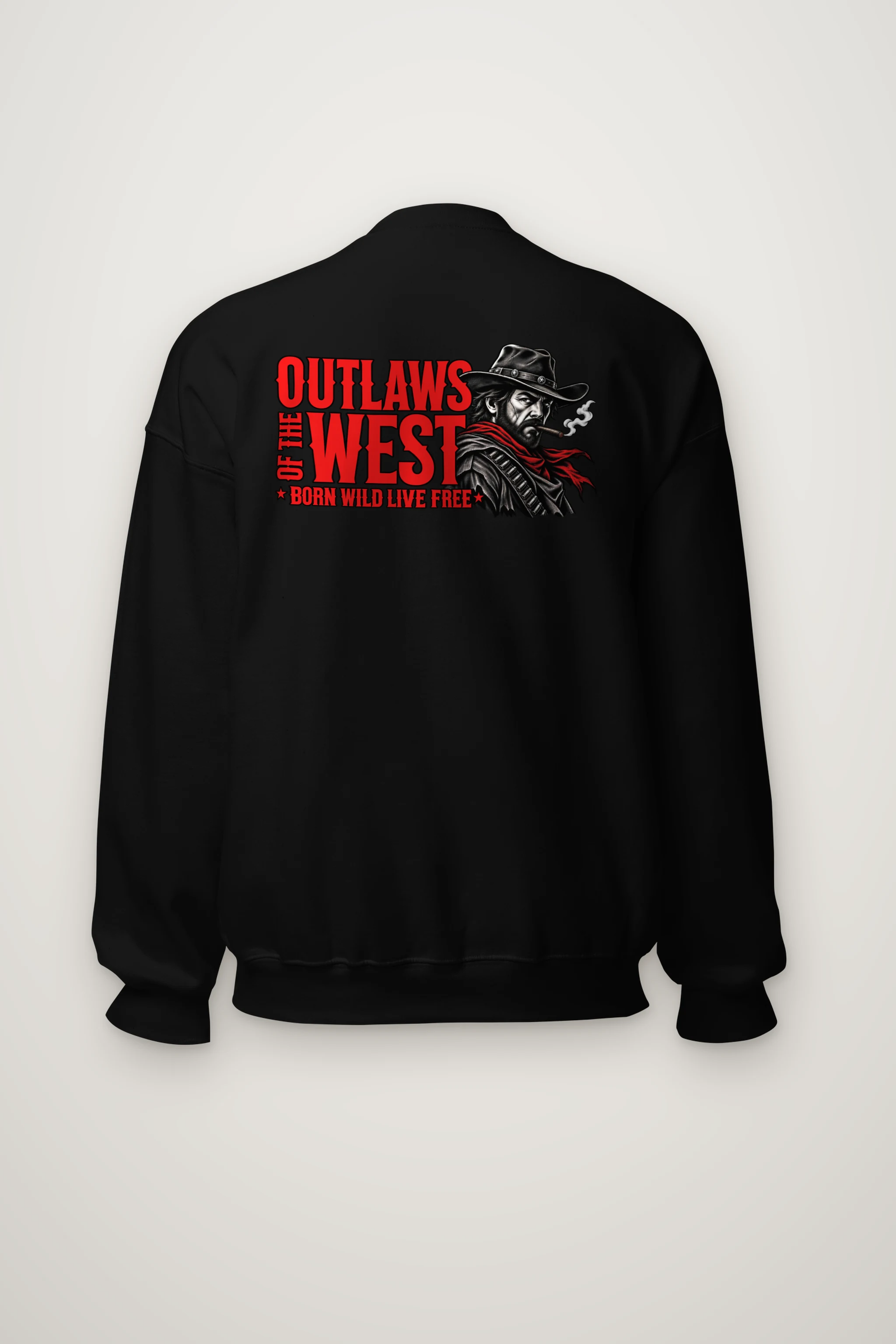 "Born Wild Live Free" Heavy Blend Unisex Crewneck Sweatshirt