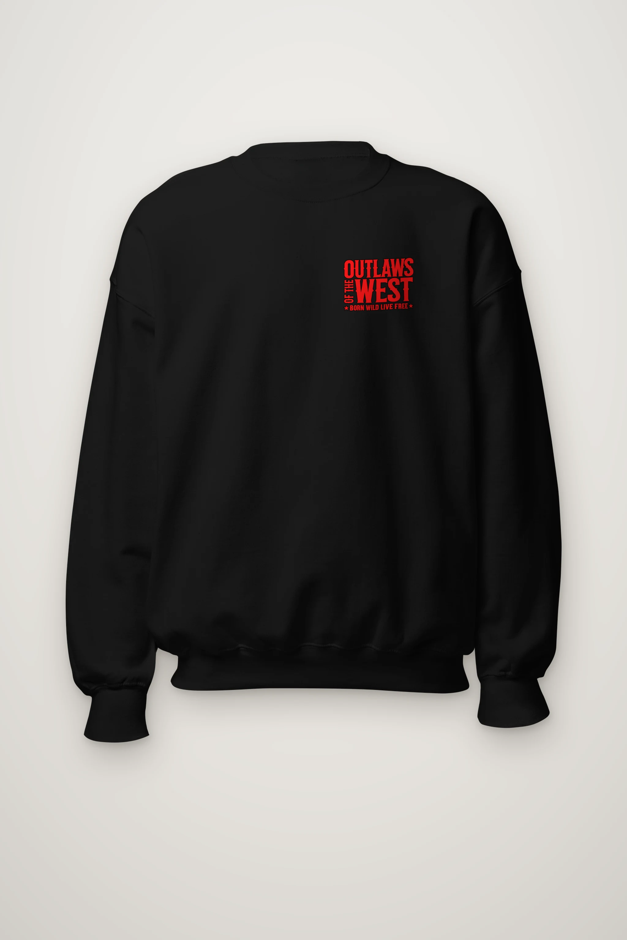 "Born Wild Live Free" Heavy Blend Unisex Crewneck Sweatshirt