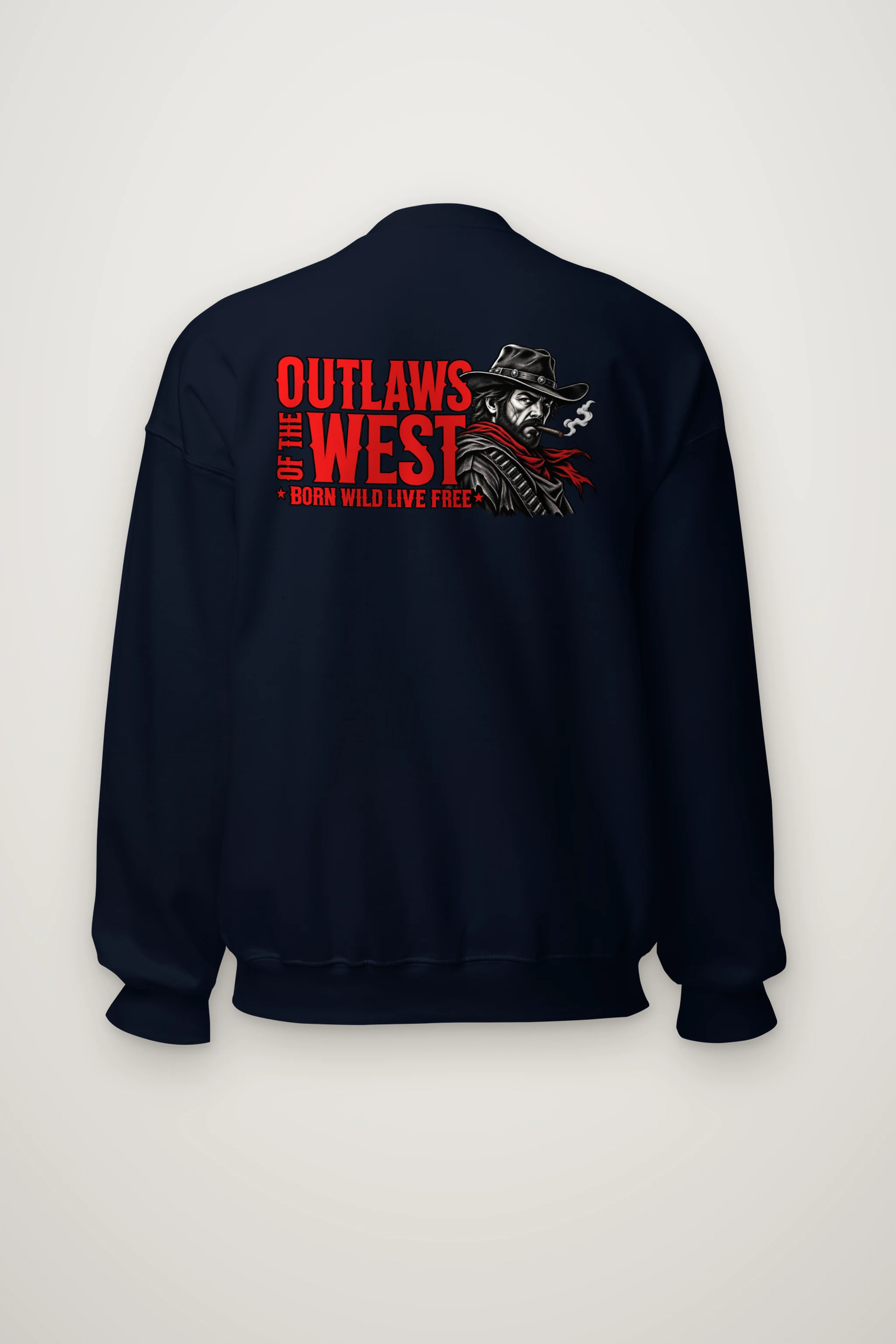 "Born Wild Live Free" Heavy Blend Unisex Crewneck Sweatshirt