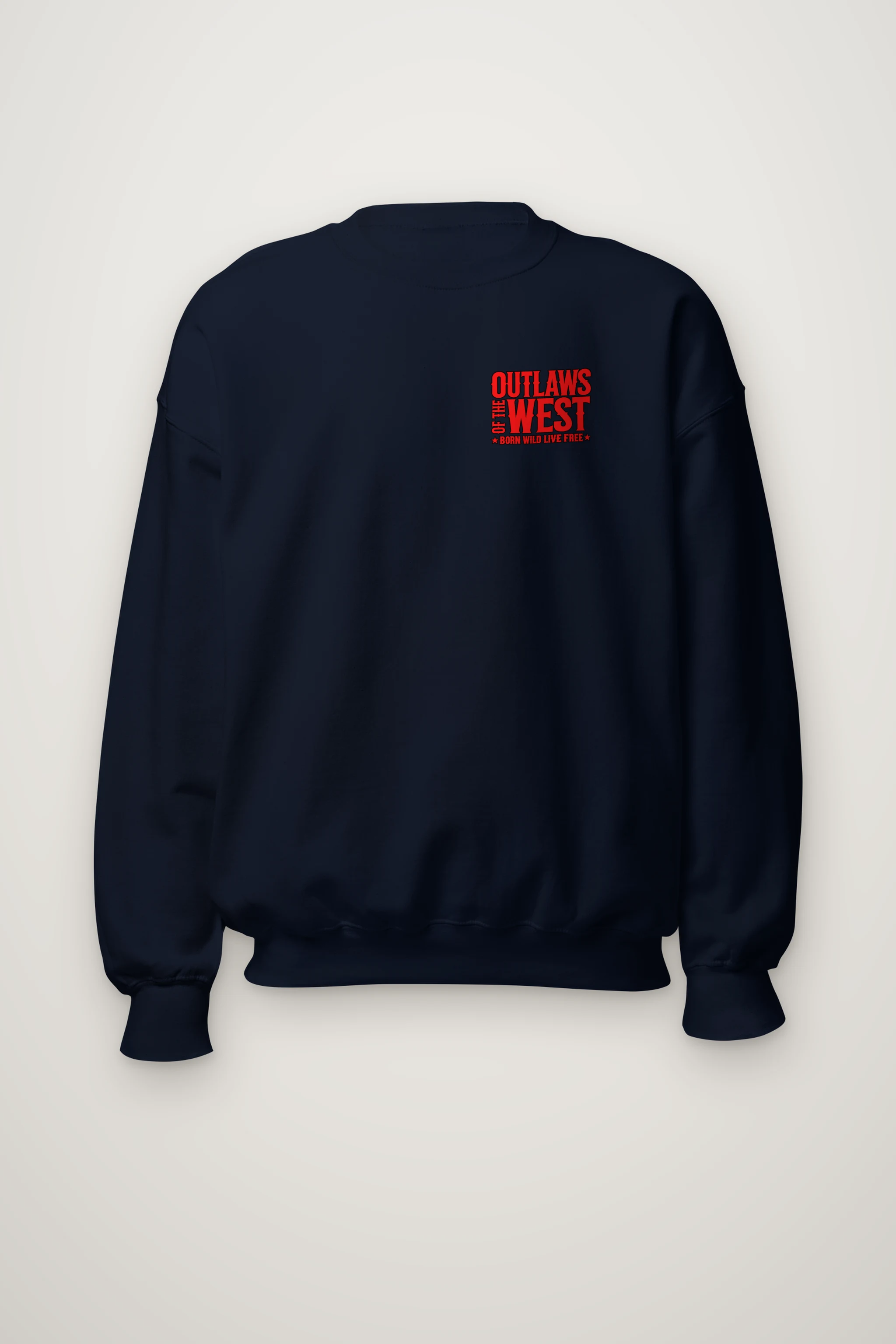 "Born Wild Live Free" Heavy Blend Unisex Crewneck Sweatshirt
