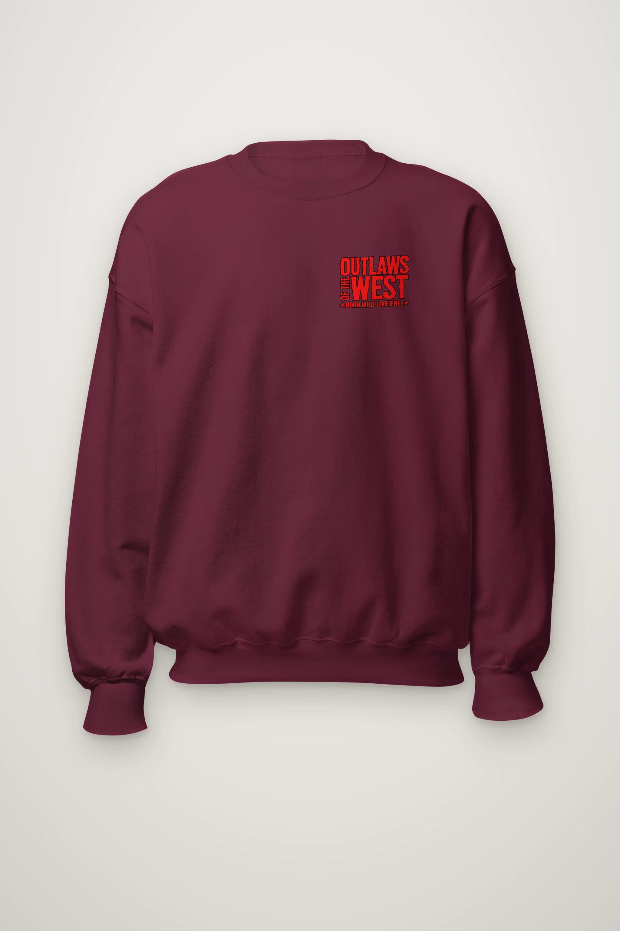 "Born Wild Live Free" Heavy Blend Unisex Crewneck Sweatshirt
