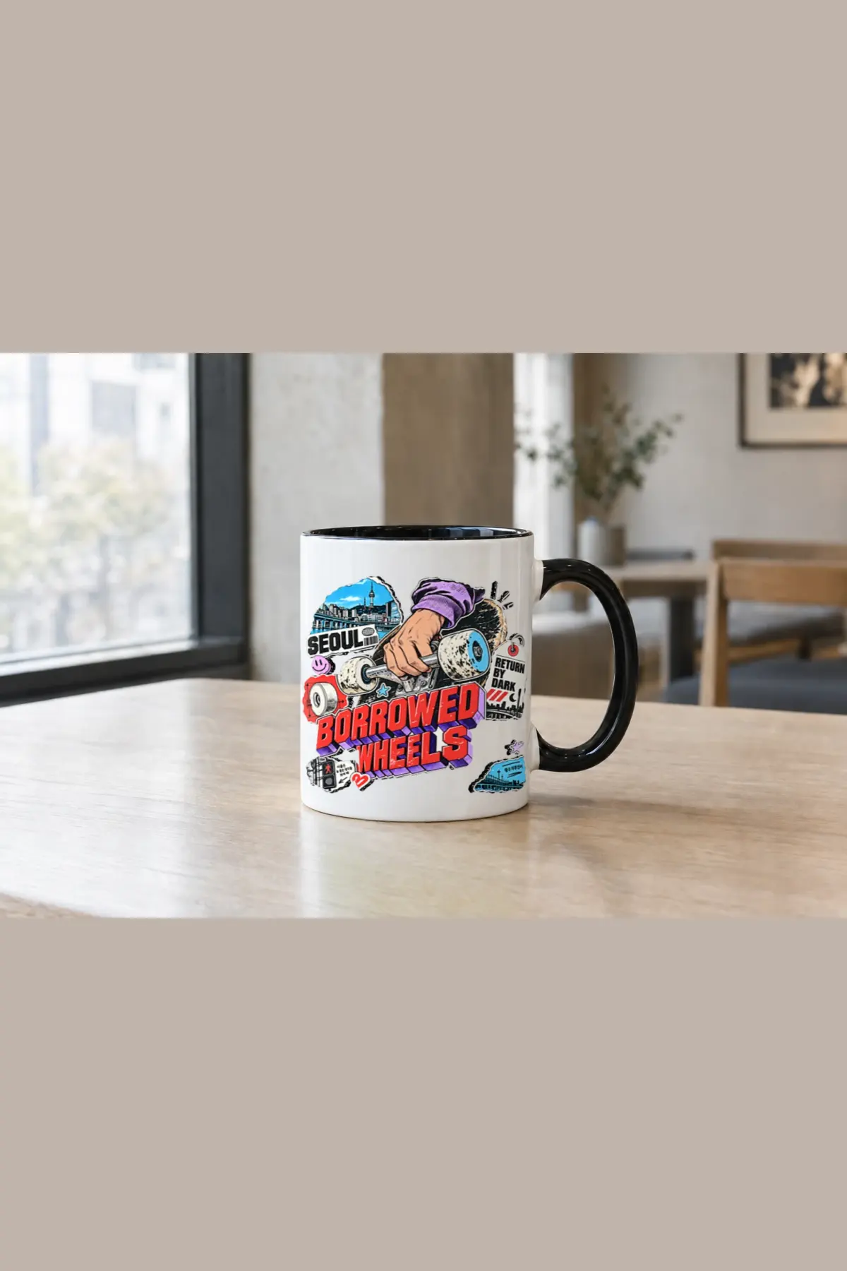 "Borrowed Wheels" 11oz Ceramic Mug