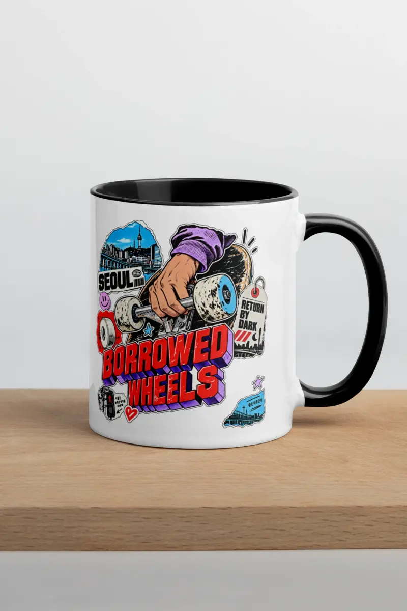 "Borrowed Wheels" 11oz Ceramic Mug