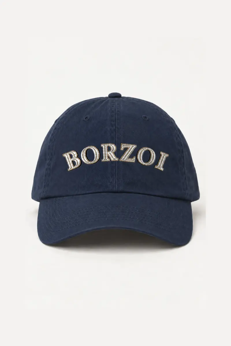 "Borzoi Arch" Classic Dad Hat · Embroidered | Yupoong 6245CM