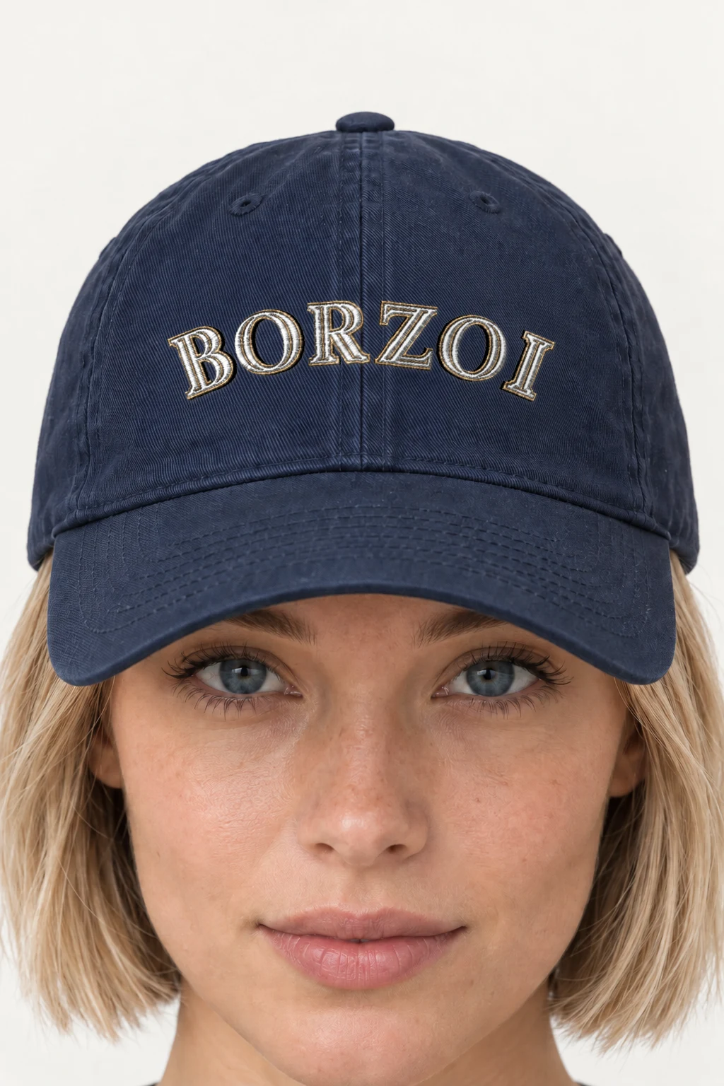 "Borzoi Arch" Classic Dad Hat · Embroidered | Yupoong 6245CM