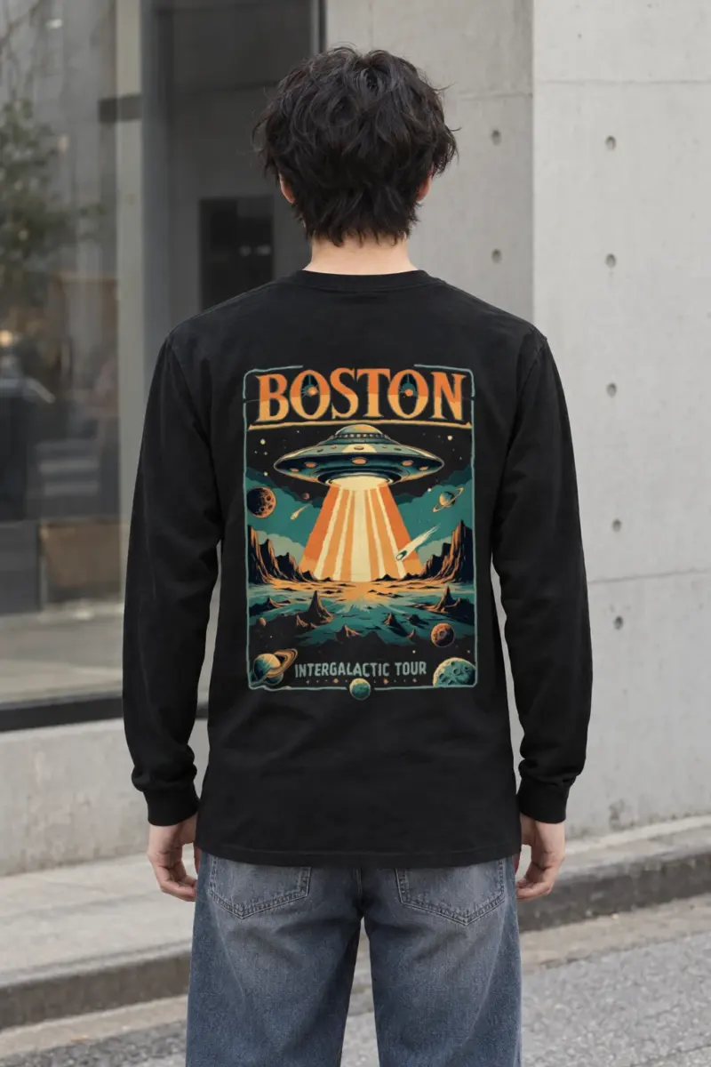"Boston Intergalactic Tour" Unisex Longsleeve T-shirt