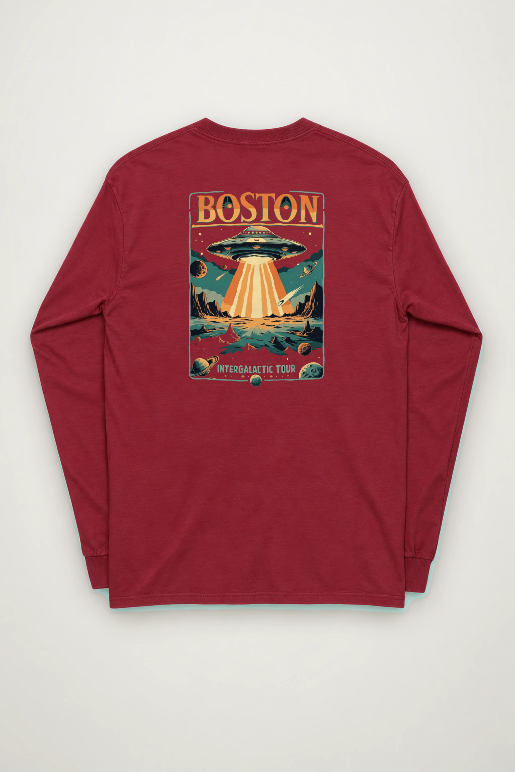 "Boston Intergalactic Tour" Unisex Longsleeve T-shirt