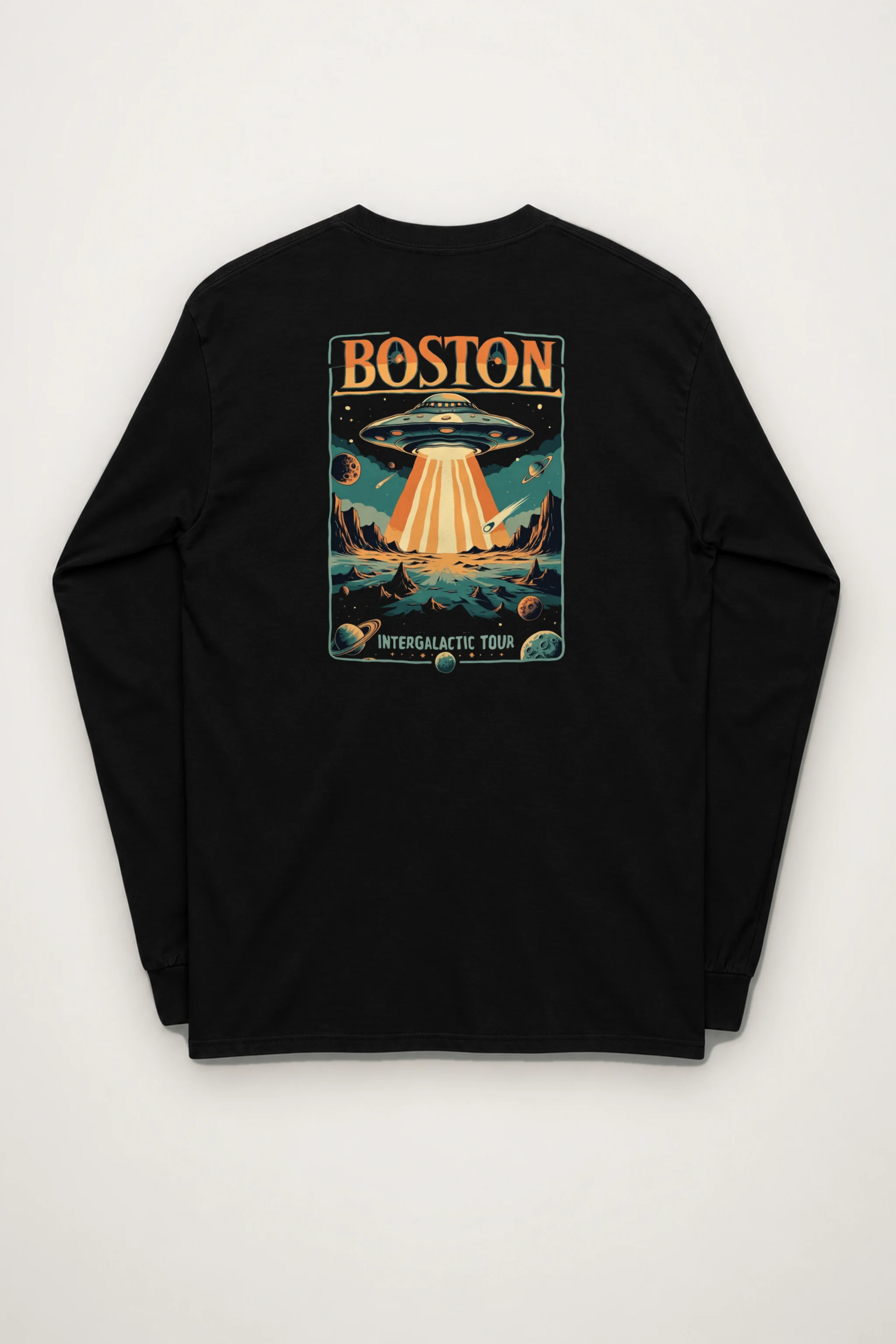 "Boston Intergalactic Tour" Unisex Longsleeve T-shirt