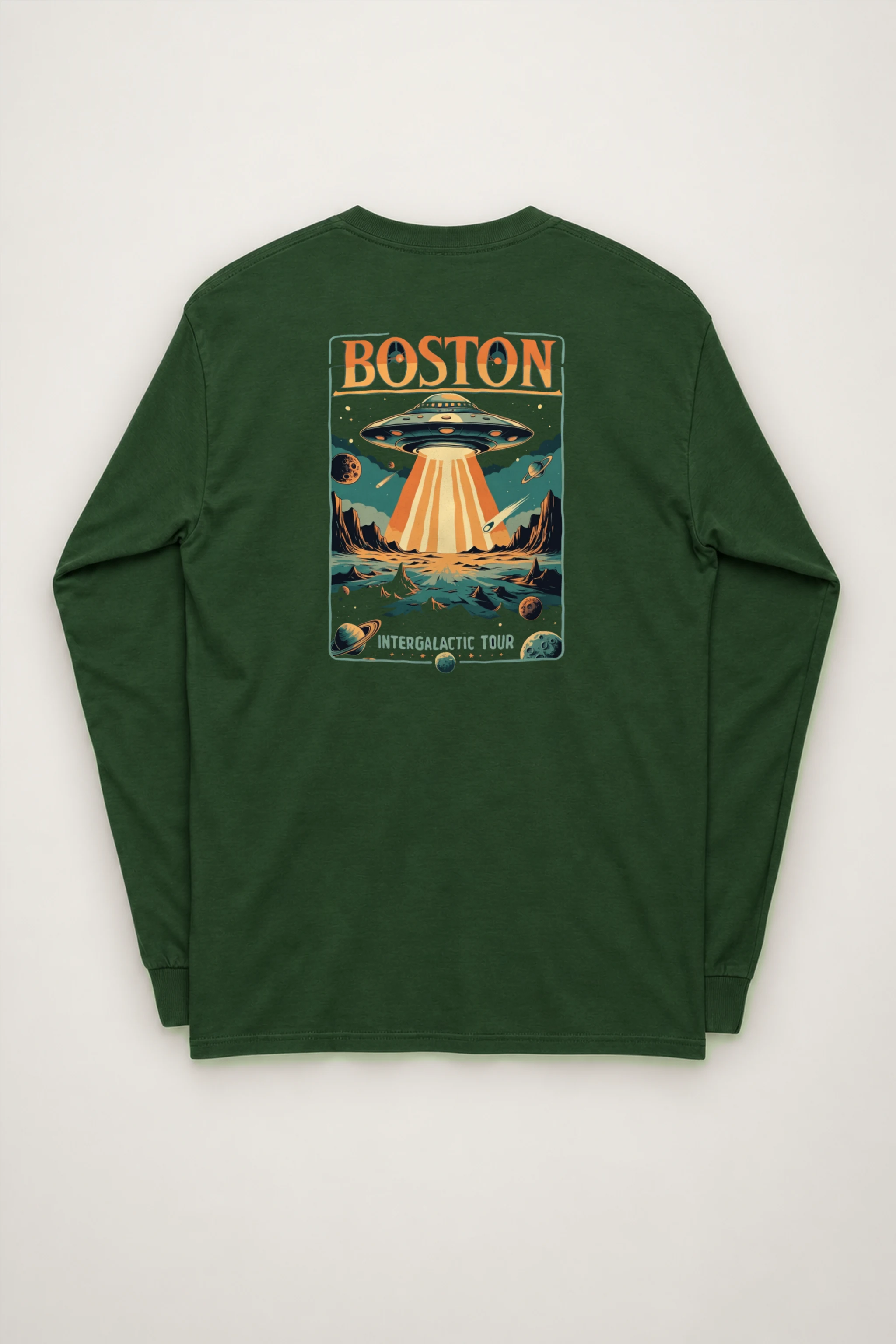 "Boston Intergalactic Tour" Unisex Longsleeve T-shirt