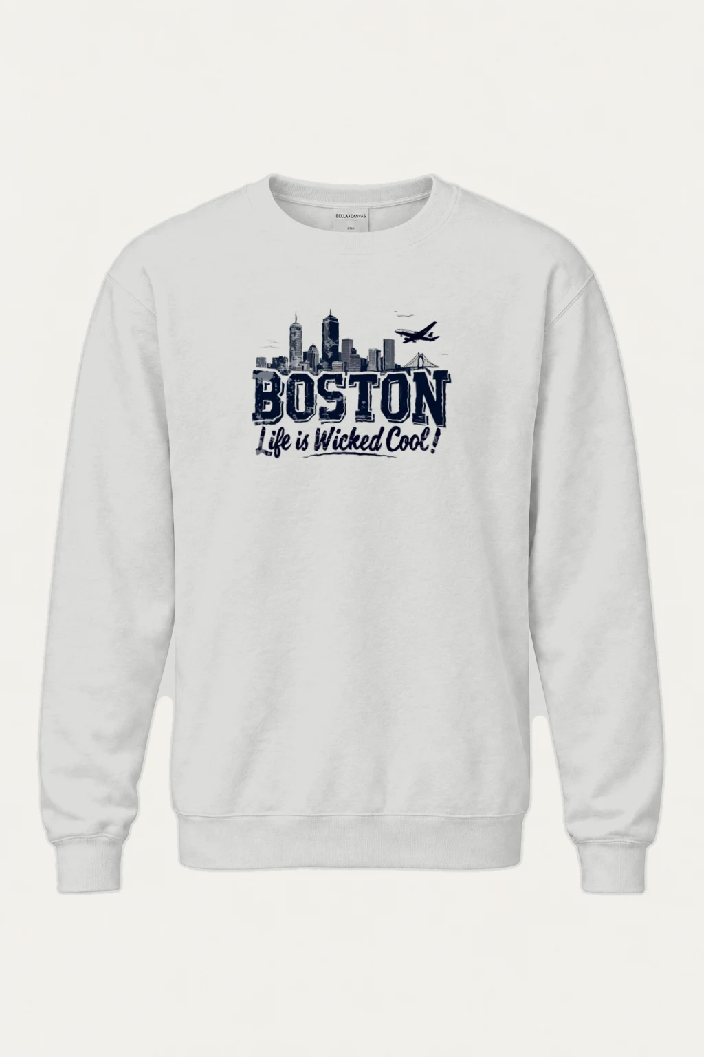 "Boston Wicked Cool" Heavy Blend Unisex Crewneck Sweatshirt | Gildan 18000
