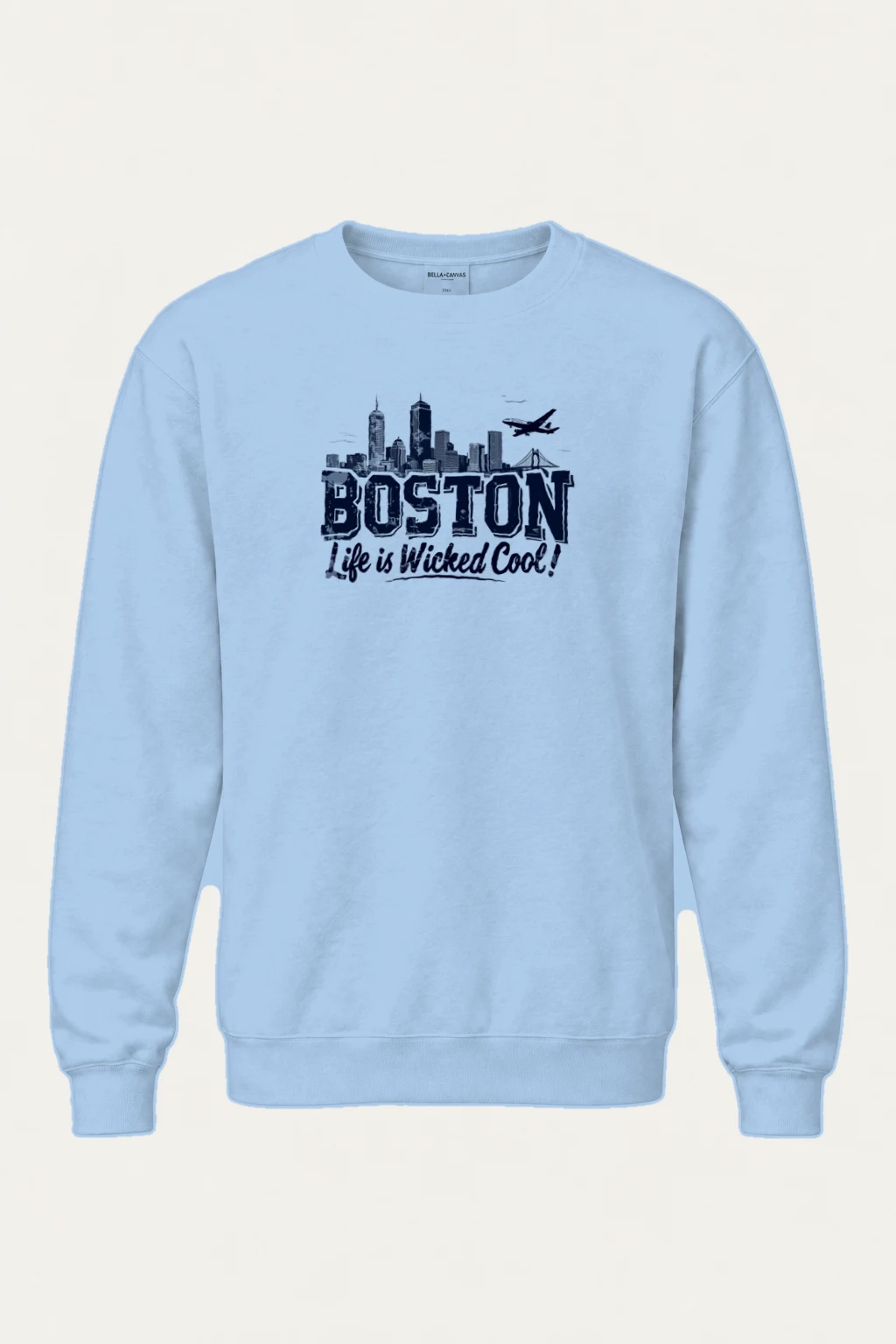 "Boston Wicked Cool" Heavy Blend Unisex Crewneck Sweatshirt | Gildan 18000