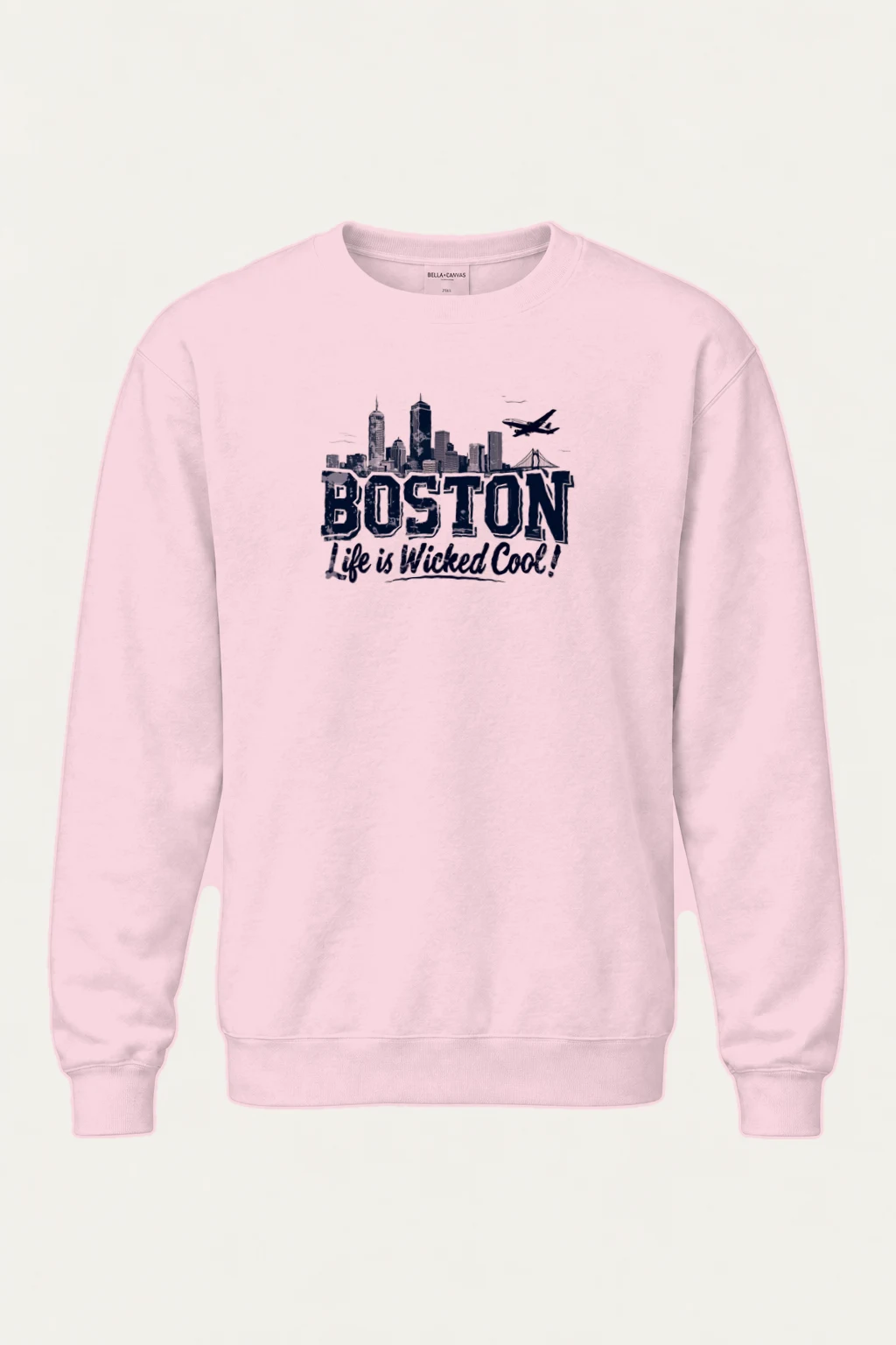 "Boston Wicked Cool" Heavy Blend Unisex Crewneck Sweatshirt | Gildan 18000
